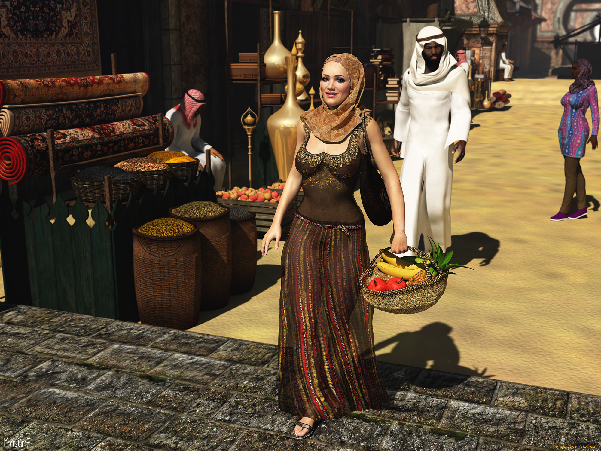 3д, графика, люди, , people, девушка, взгляд, фон