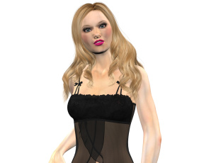 обоя 3д графика, люди , people, девушка, взгляд, фон