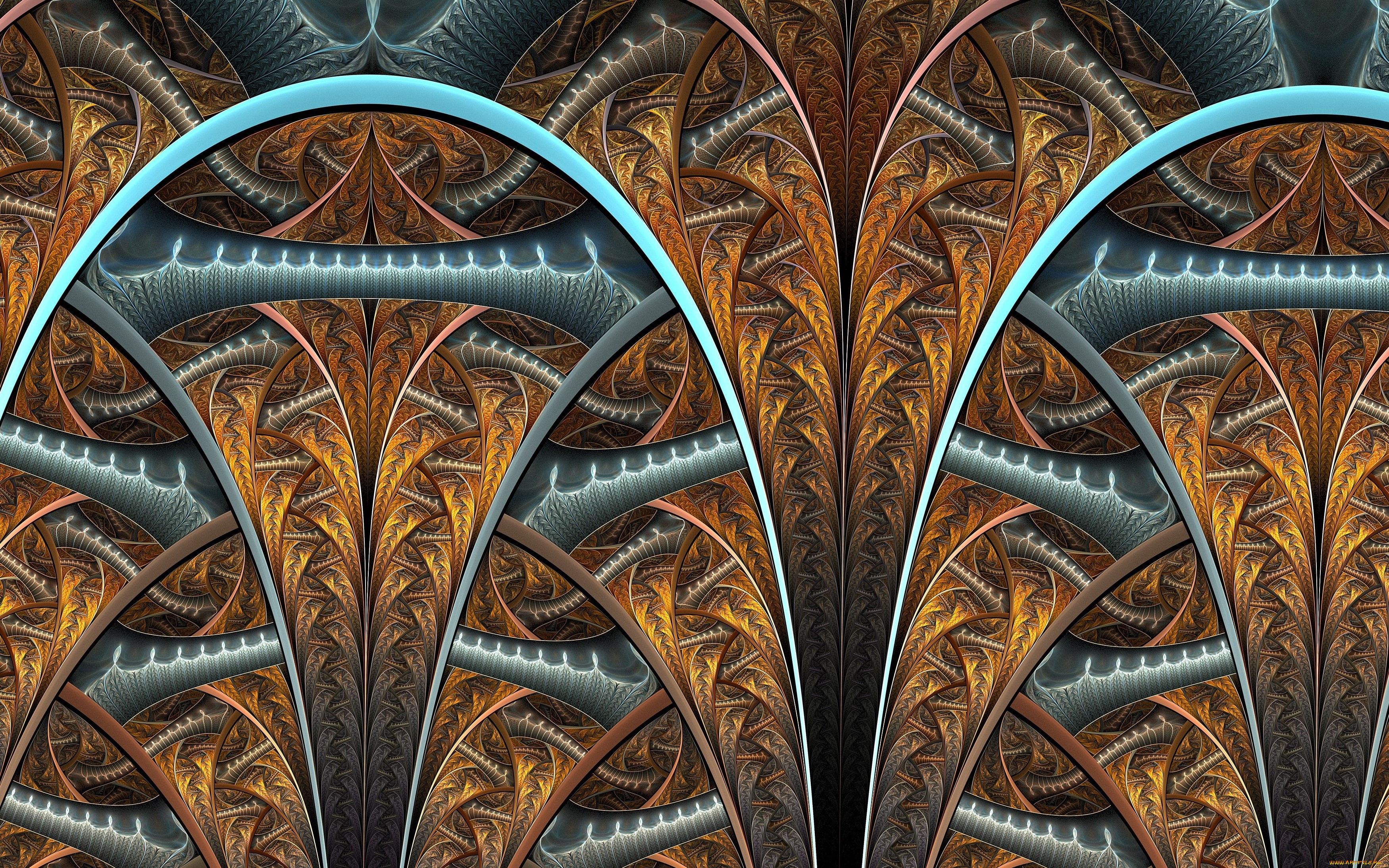 3д, графика, фракталы, , fractal, узор, фон, цвета