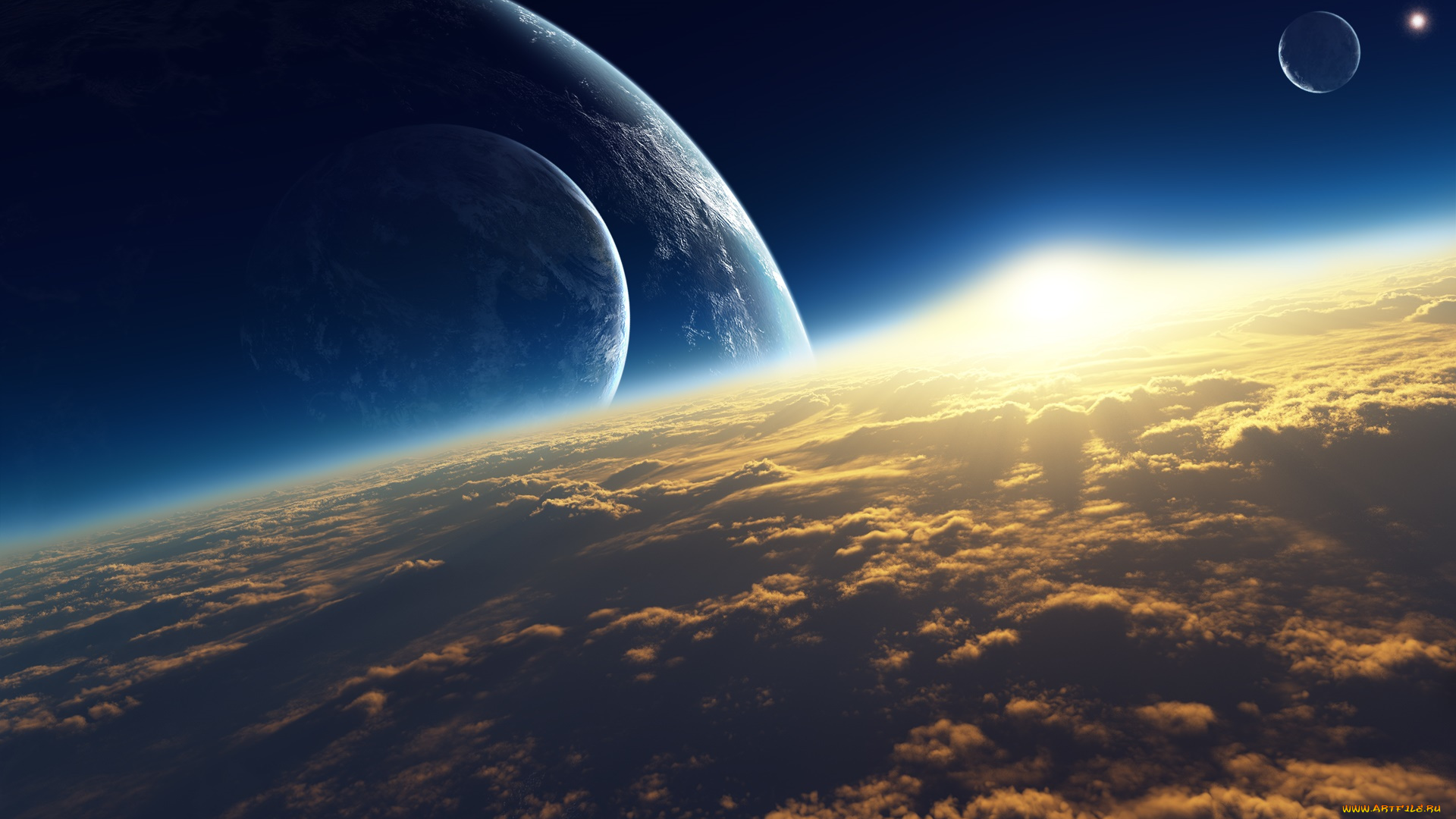 3д, графика, атмосфера, настроение, , atmosphere, , , mood, , звезды, галактика, вселенная, планеты, облака