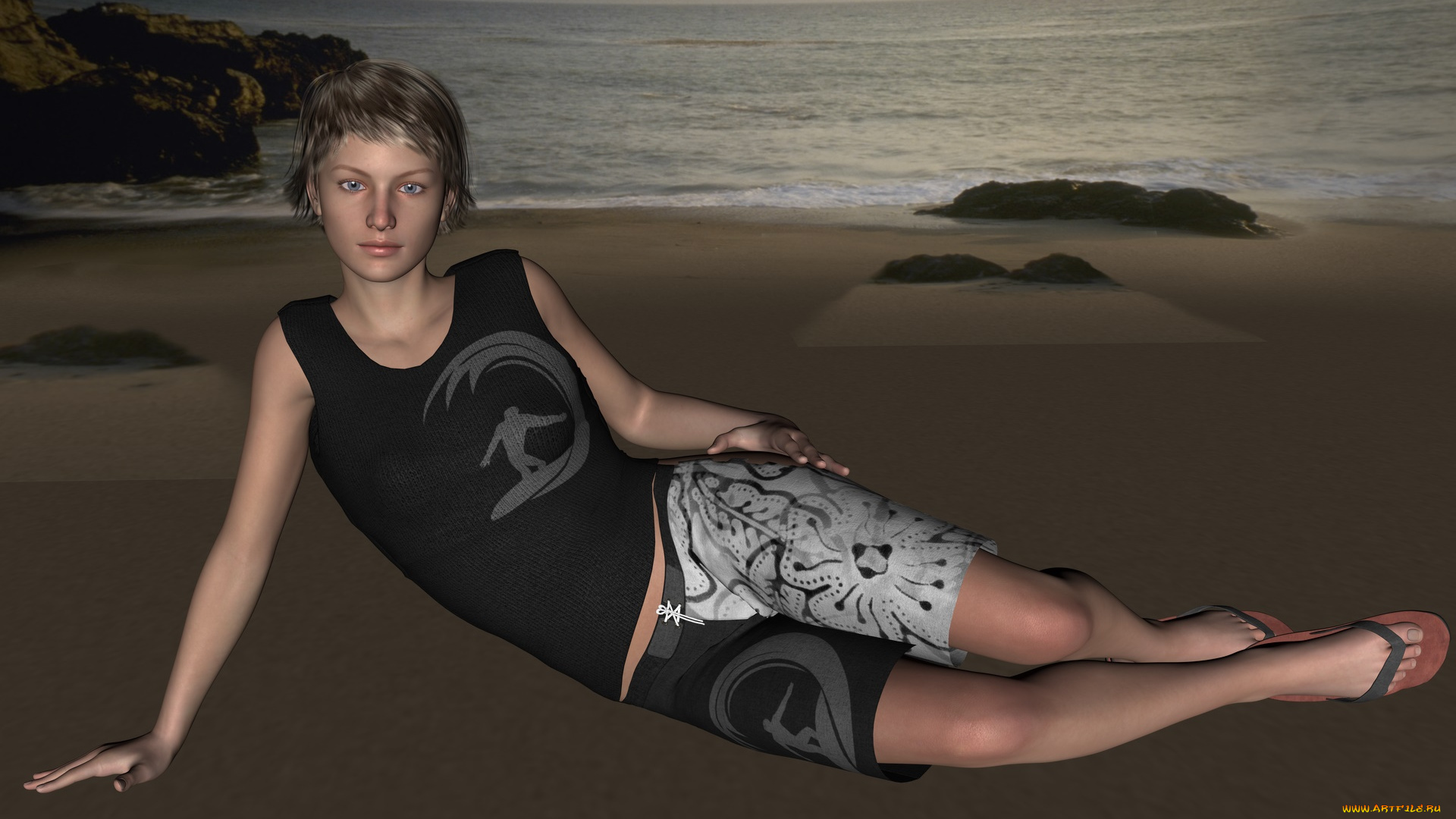 3д, графика, люди, , people, фон, взгляд, девушка