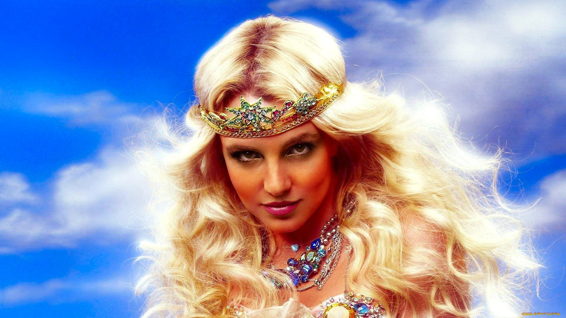 britney, spears, музыка, певица, корона, девушка, britney, spears, блондинка