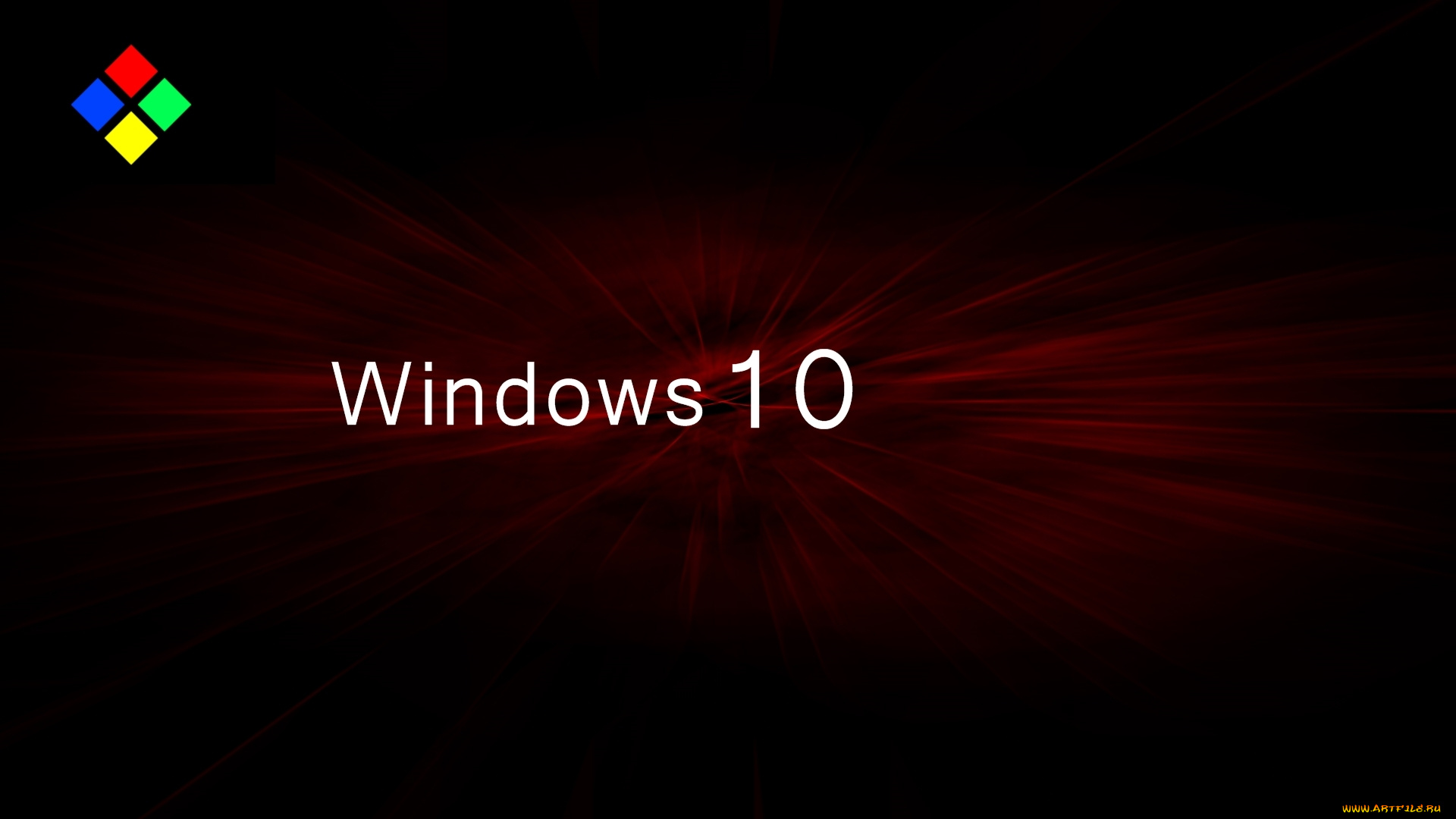 компьютеры, windows, , 10, логотип, фон