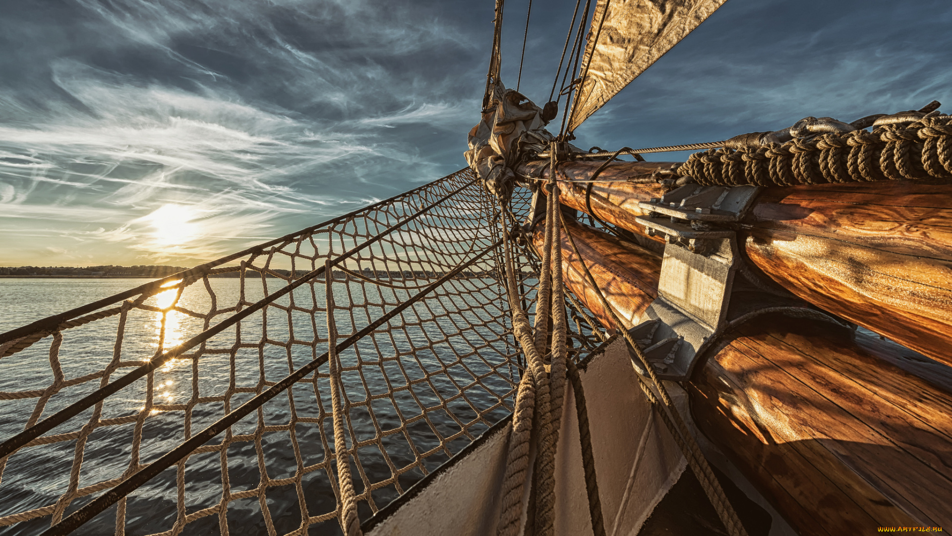 корабли, парусники, мачты, паруса