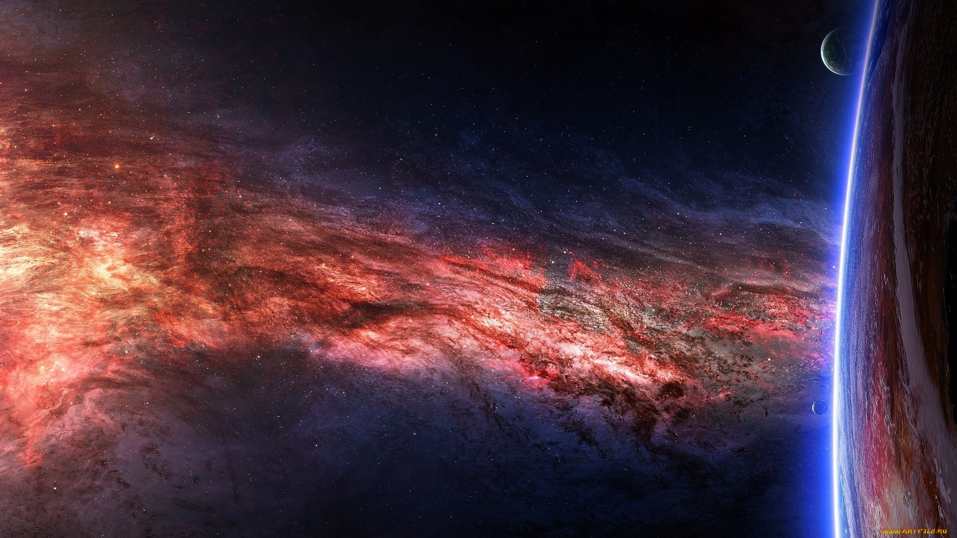 космос, арт, sci, fi, nebula, cosmos, galaxies