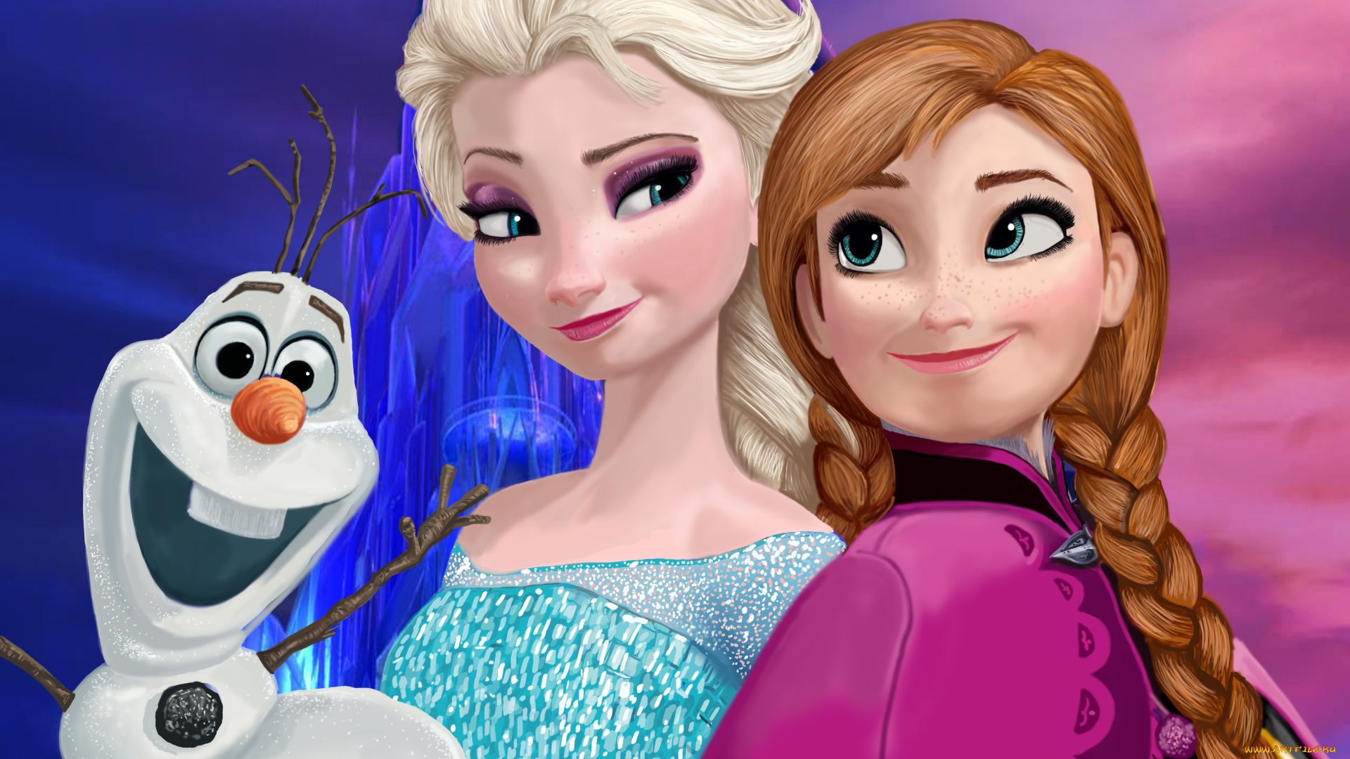 мультфильмы, frozen, персонажи