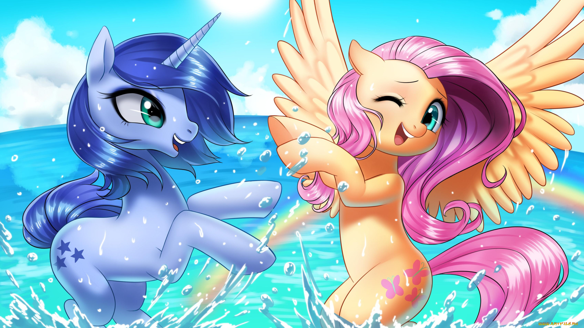 мультфильмы, my, little, pony, пони