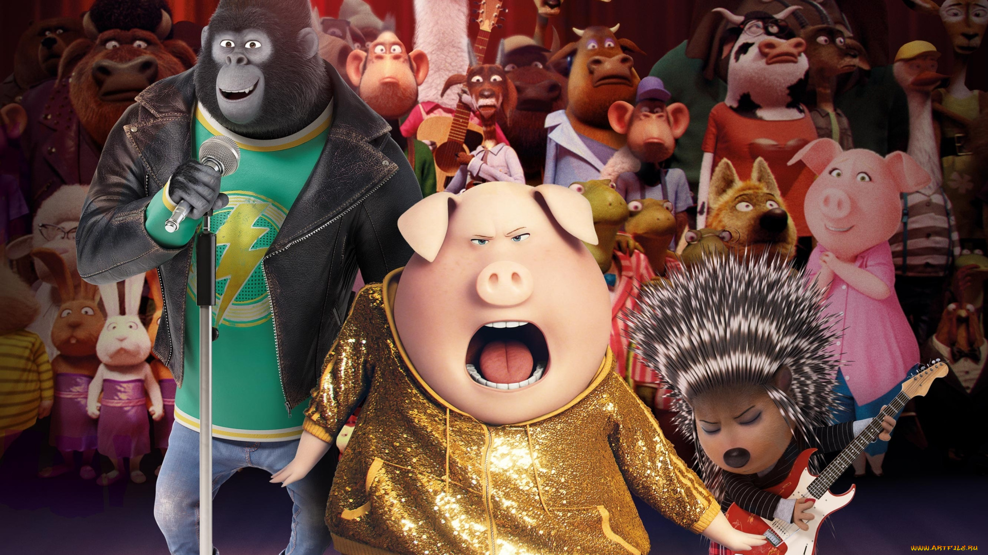 мультфильмы, sing, персонаж