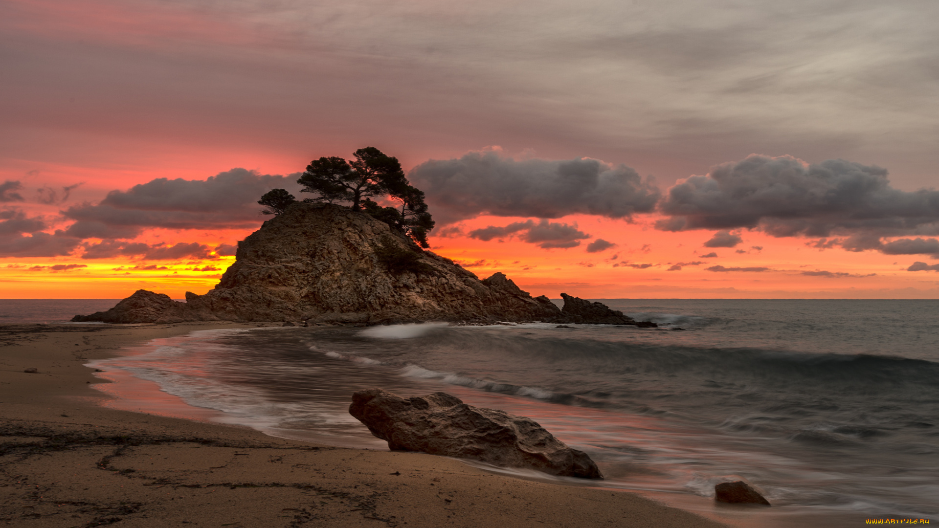 природа, побережье, берег, море