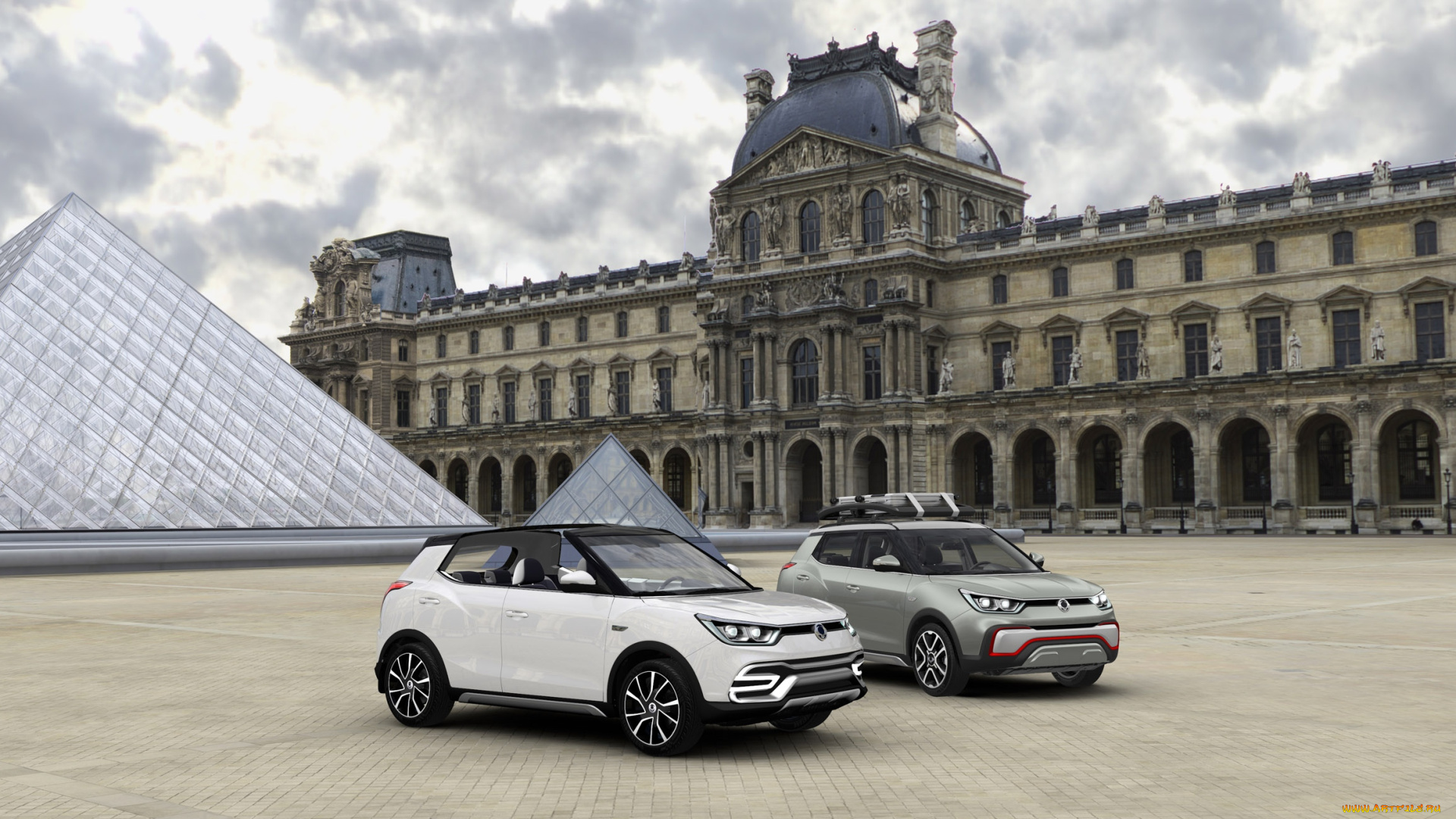 ssangyong, xiv, concept, 2012, and, ssangyong, xav, adventure, concept, 2015, автомобили, ssang, yong, 2012, 2015, concept, xiv, xav, adventure, ssangyong