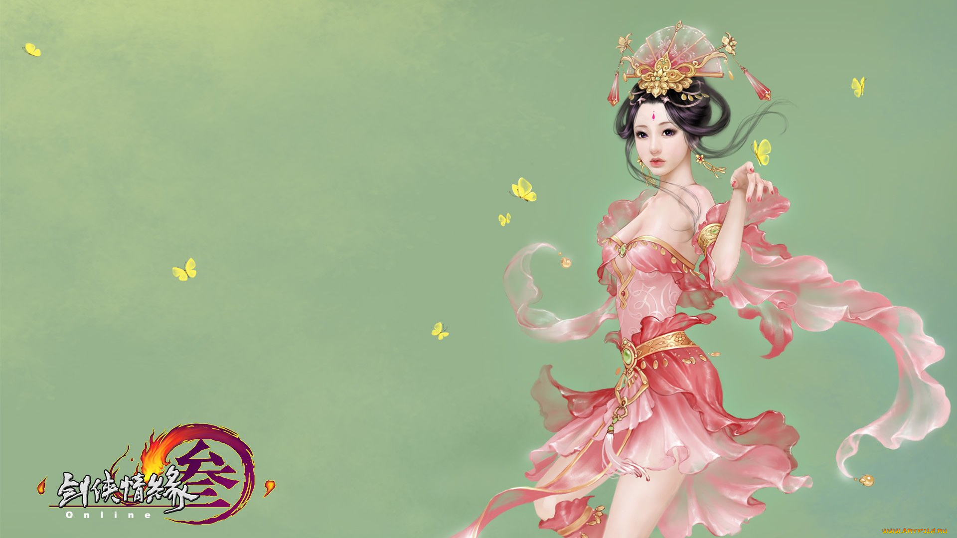 видео, игры, jx, online, 3, девушка