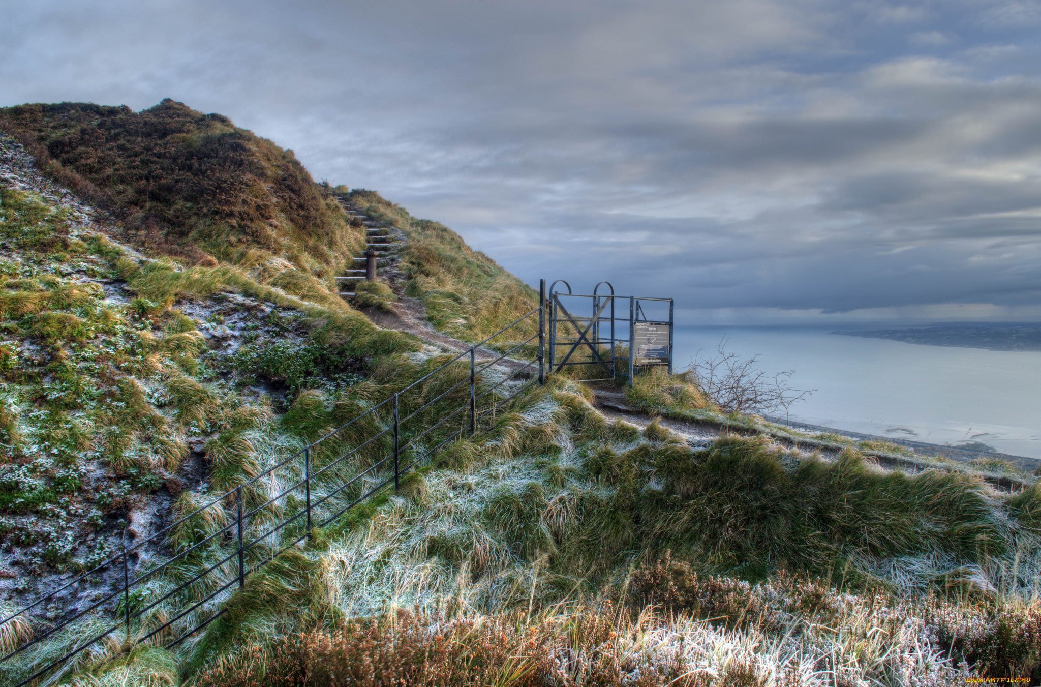 природа, побережье, море, берег