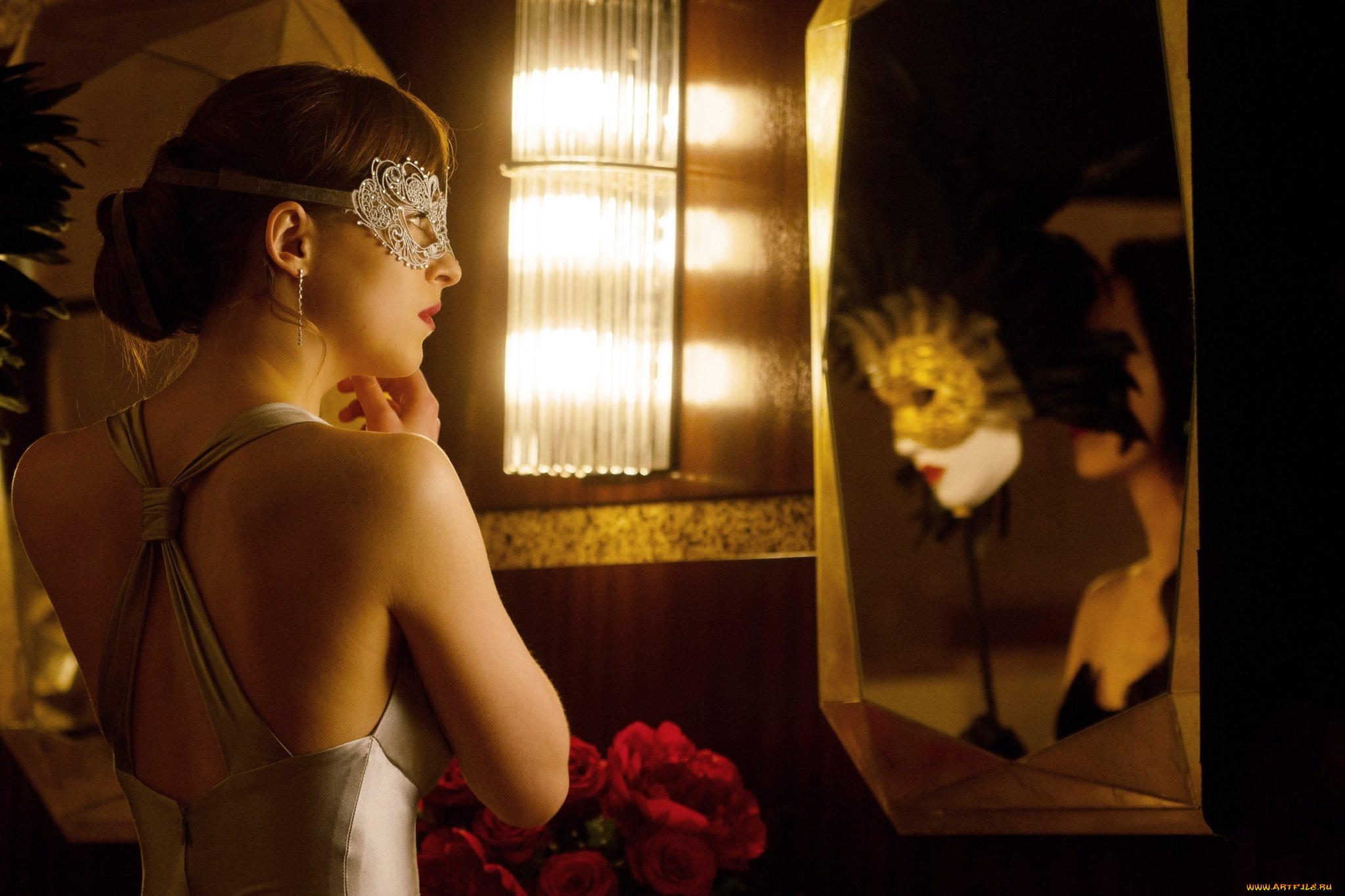 кино, фильмы, fifty, shades, darker, маска, зеркало