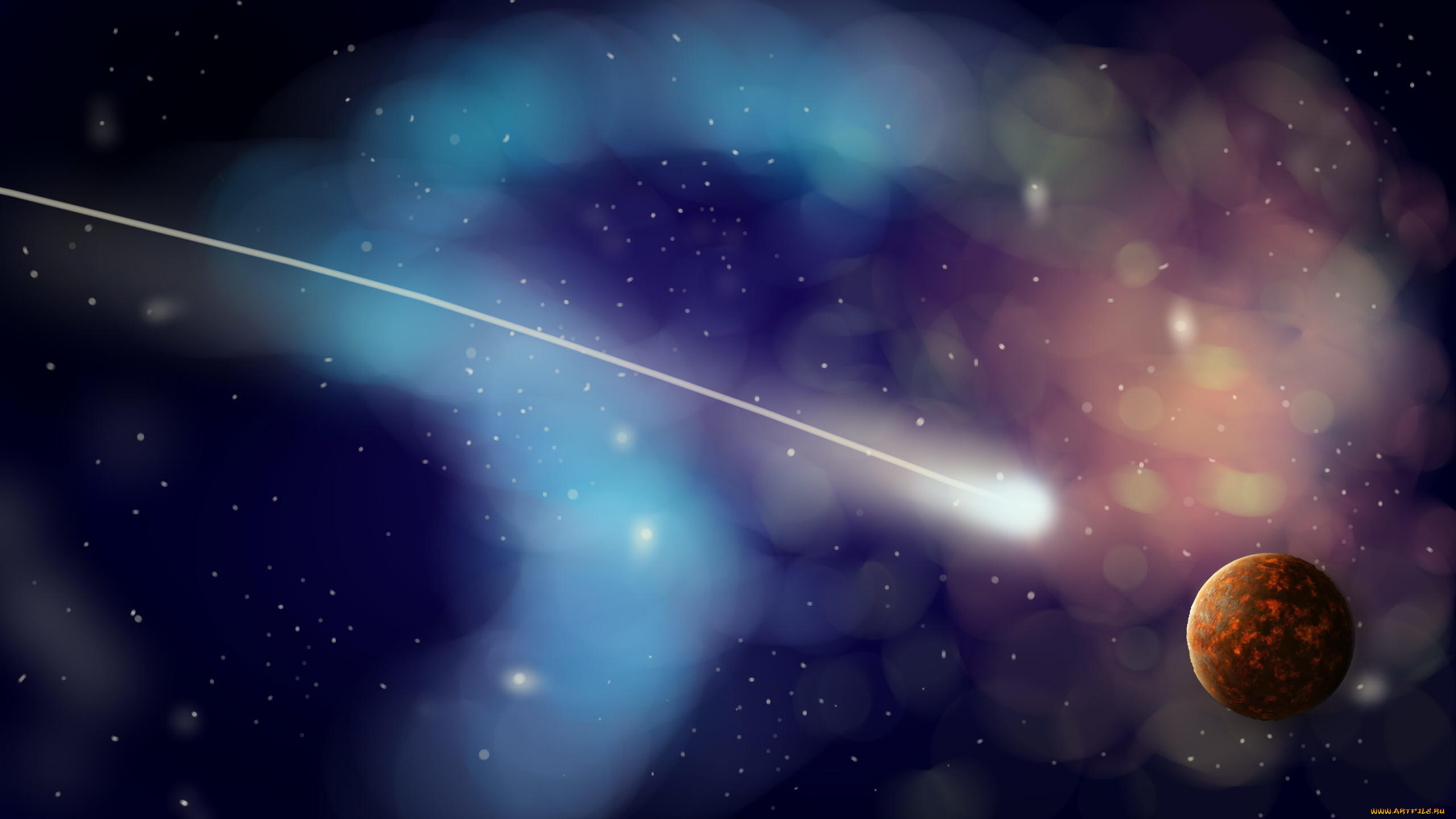 космос, арт, вселенная, планеты, звёзды, созвездия