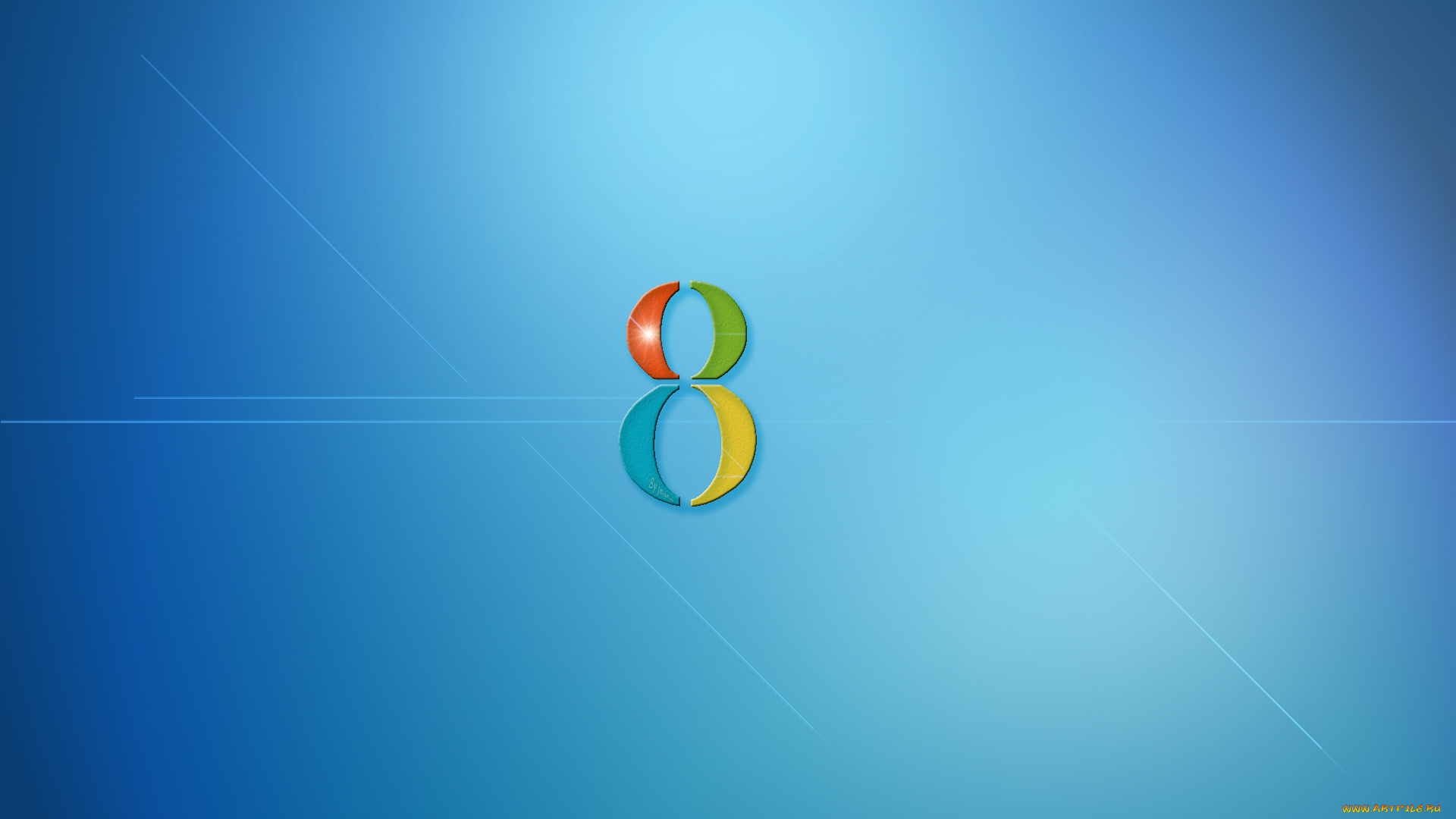 компьютеры, windows, 8, фон, логотип