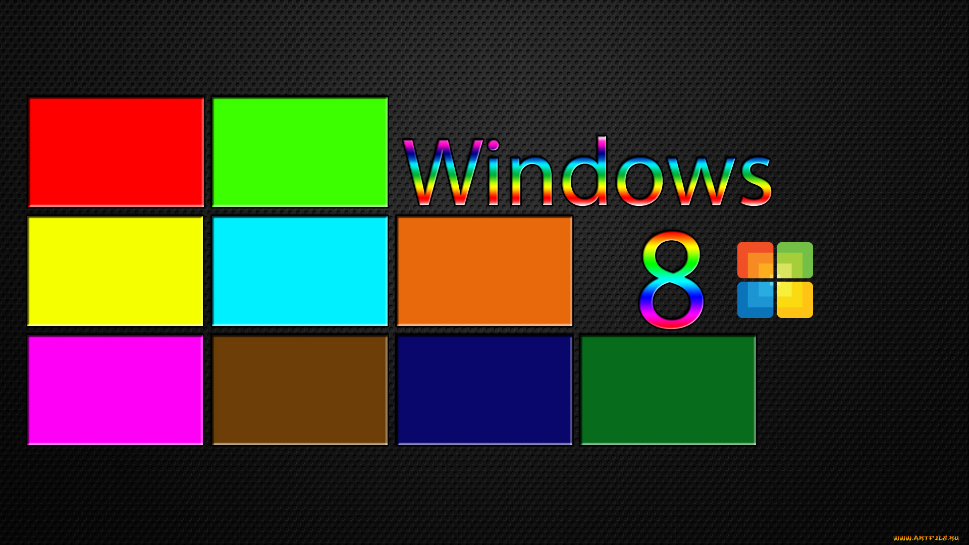 компьютеры, windows, 8, логотип, фон