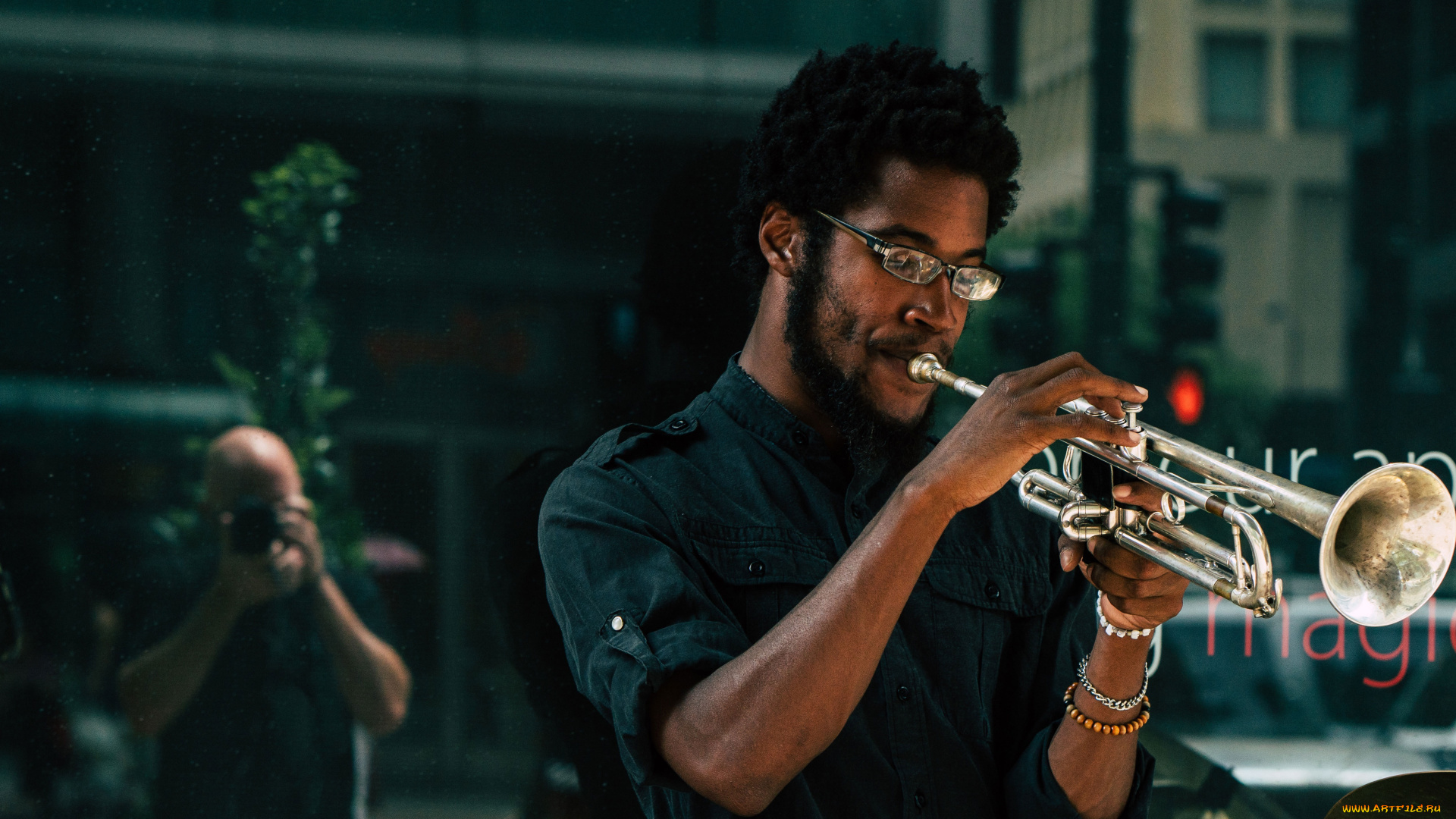 музыка, -другое, труба, мужчина