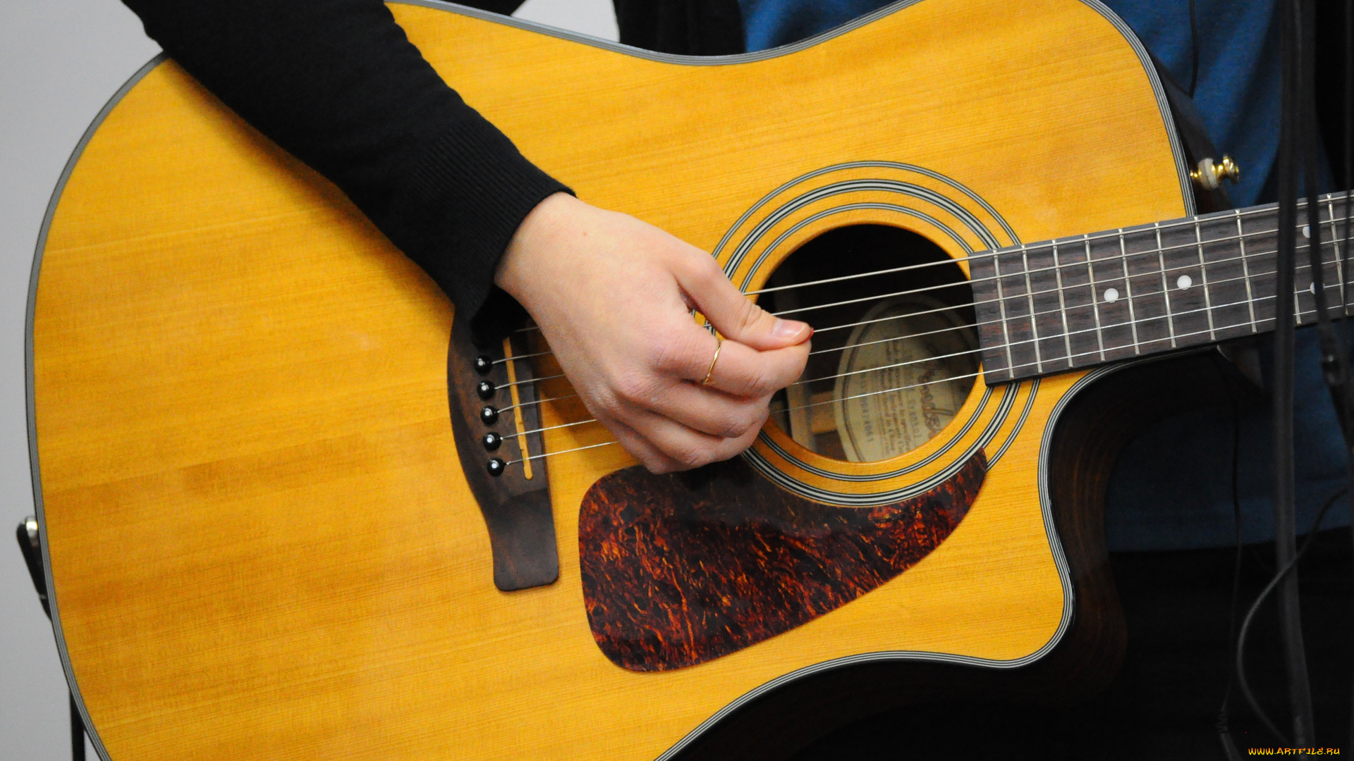 музыка, -музыкальные, инструменты, рука, гитара