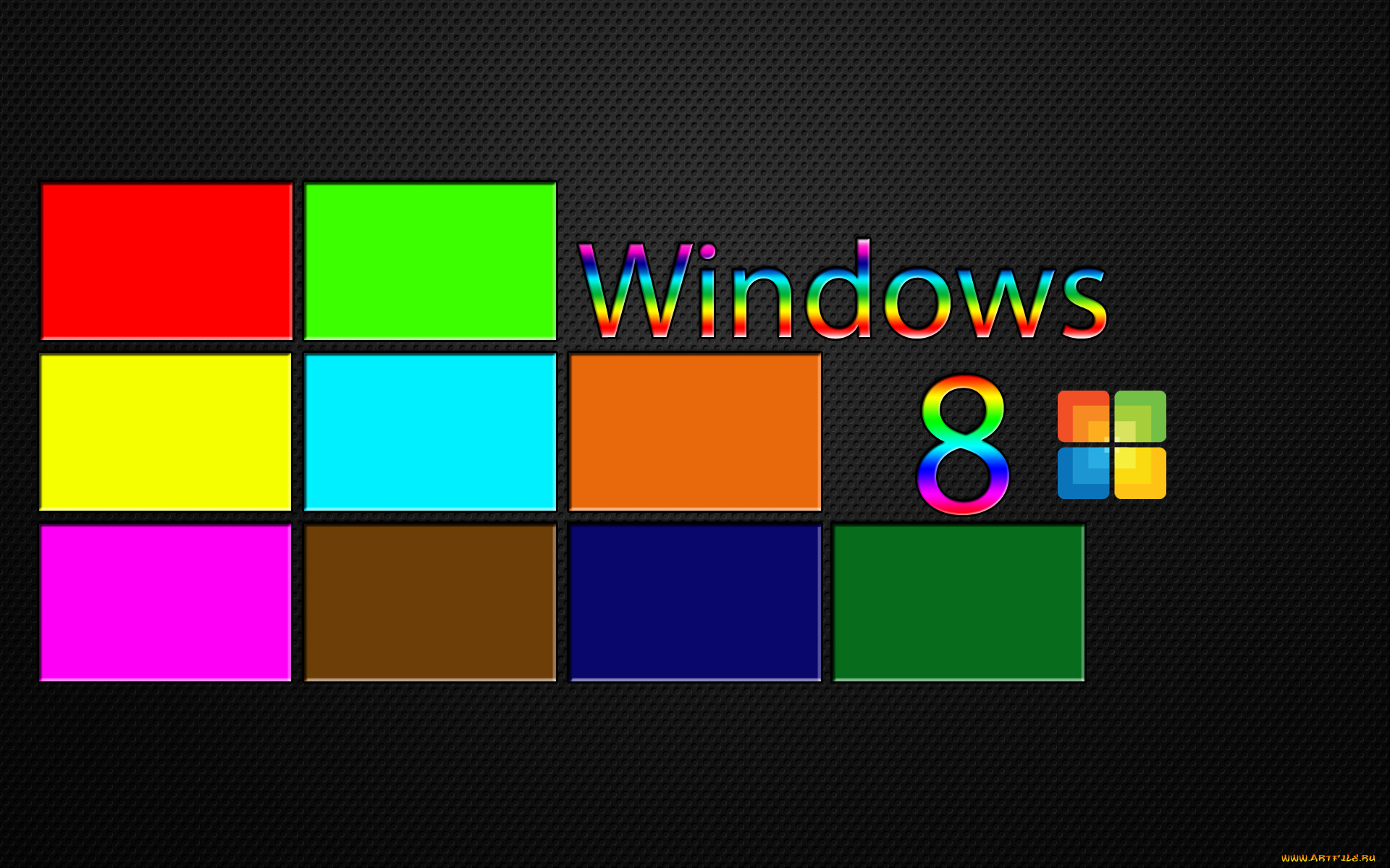 компьютеры, windows, 8, логотип, фон