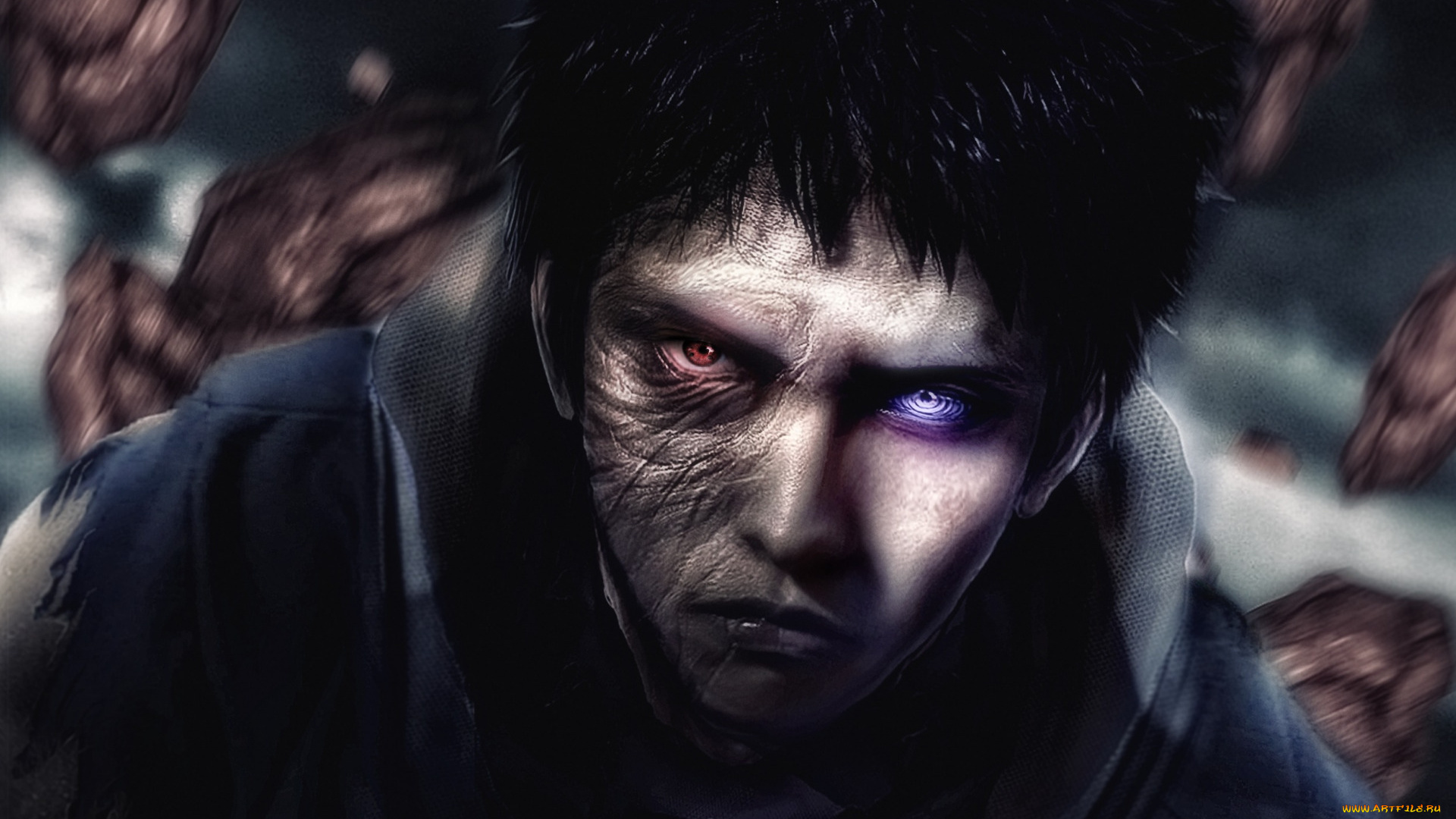 аниме, naruto, шиноби, шаринган, расенган, учиха, обито