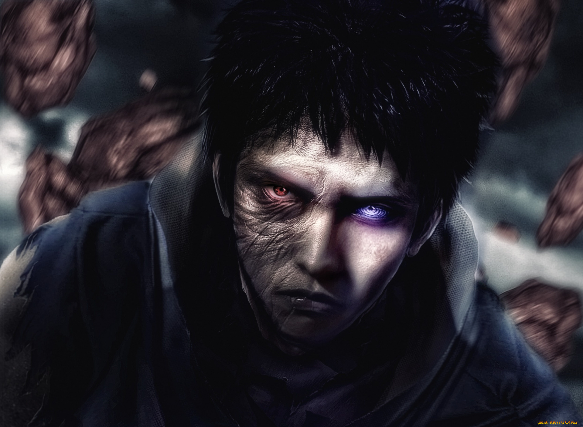 аниме, naruto, шиноби, шаринган, расенган, учиха, обито