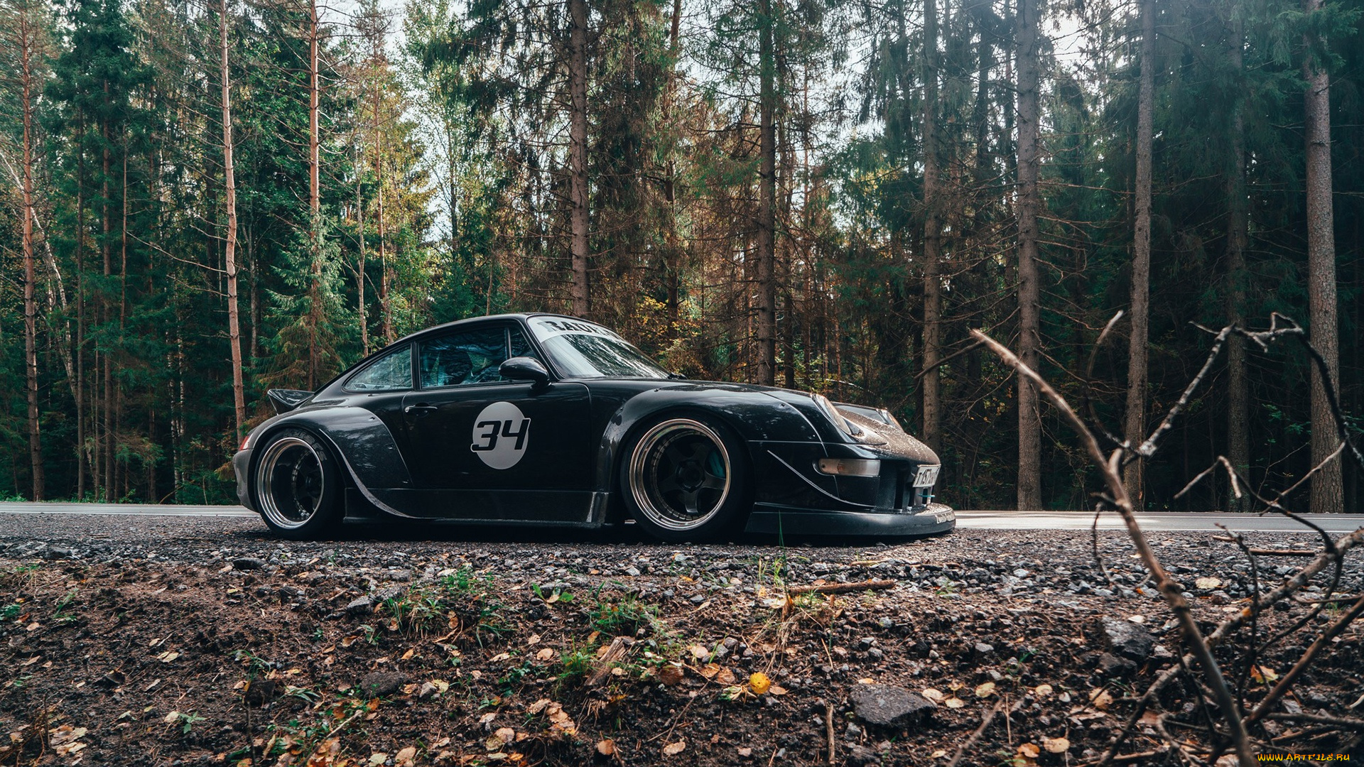 автомобили, porsche, 993, rwb
