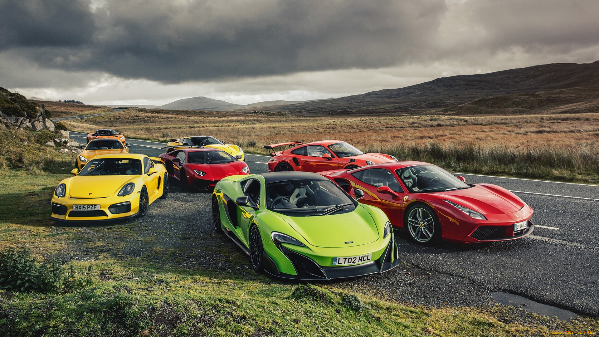 автомобили, разные, вместе, mclaren, 675