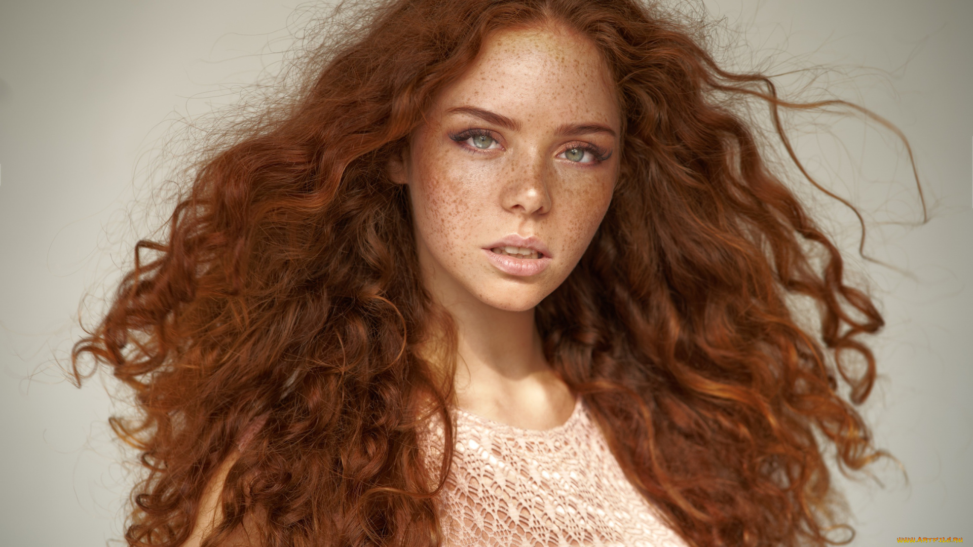 эрика, постникова, девушки, эрика, постникова, лицо, портрет, рыжеволосая, девушка, модель, красотка, взгляд, макияж, сексуальная, веснушки