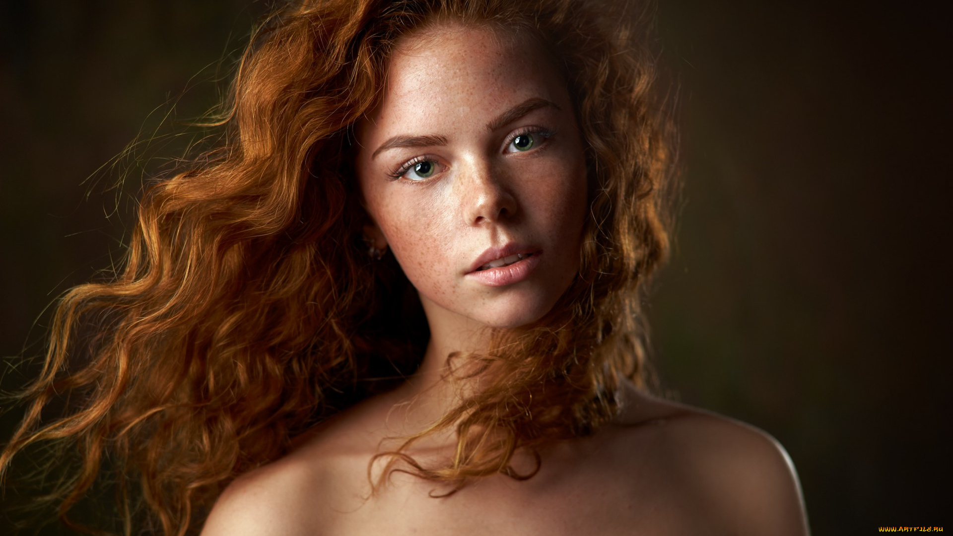 эрика, постникова, девушки, эрика, постникова, лицо, портрет, рыжеволосая, девушка, модель, красотка, взгляд, макияж, сексуальная, веснушки