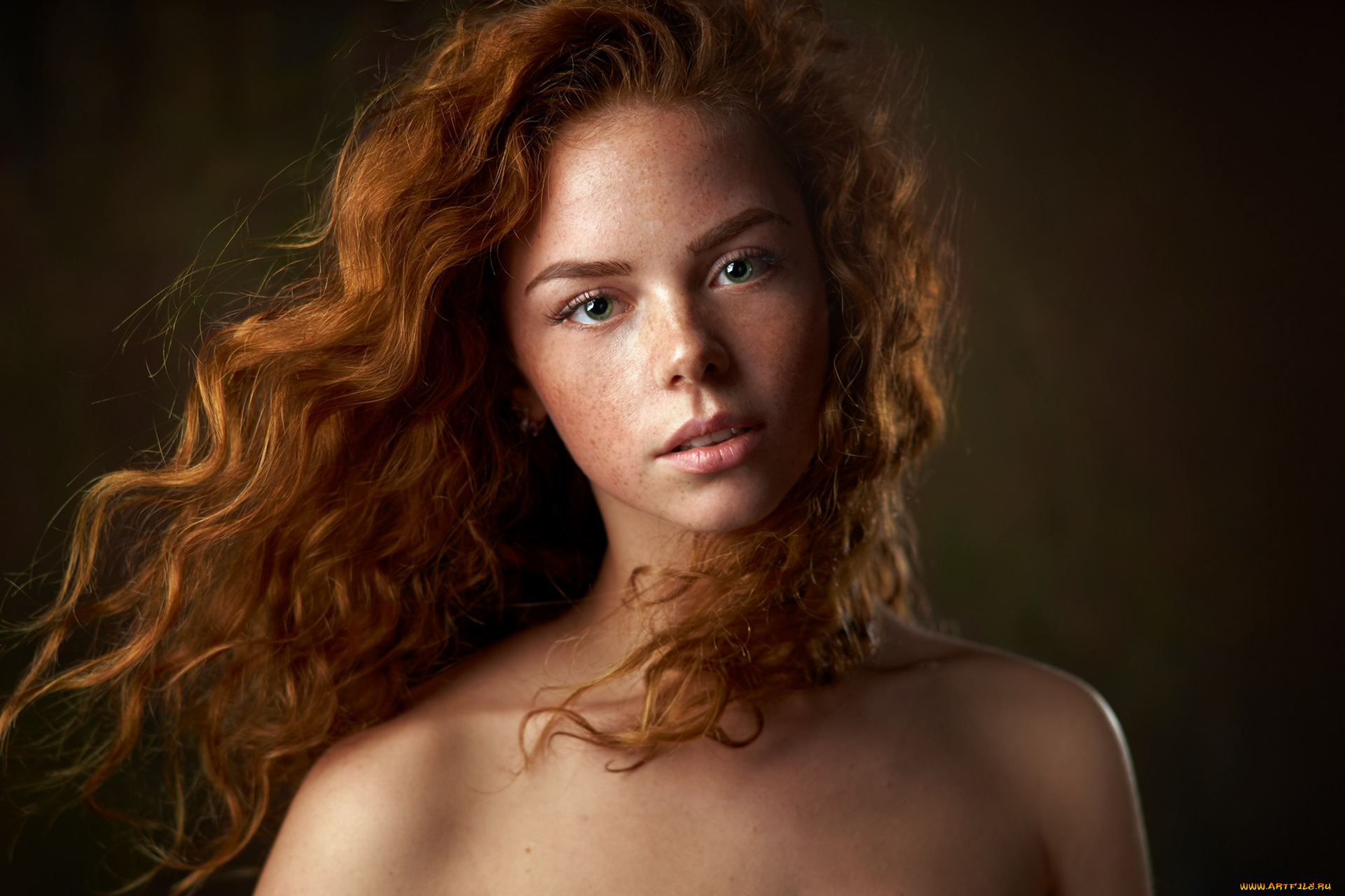 эрика, постникова, девушки, эрика, постникова, лицо, портрет, рыжеволосая, девушка, модель, красотка, взгляд, макияж, сексуальная, веснушки