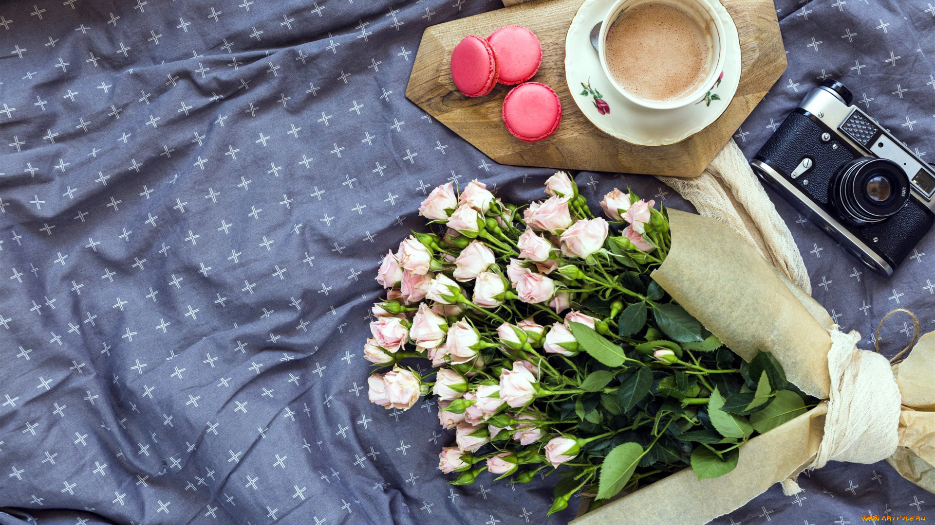 еда, макаруны, лакомство, печенье