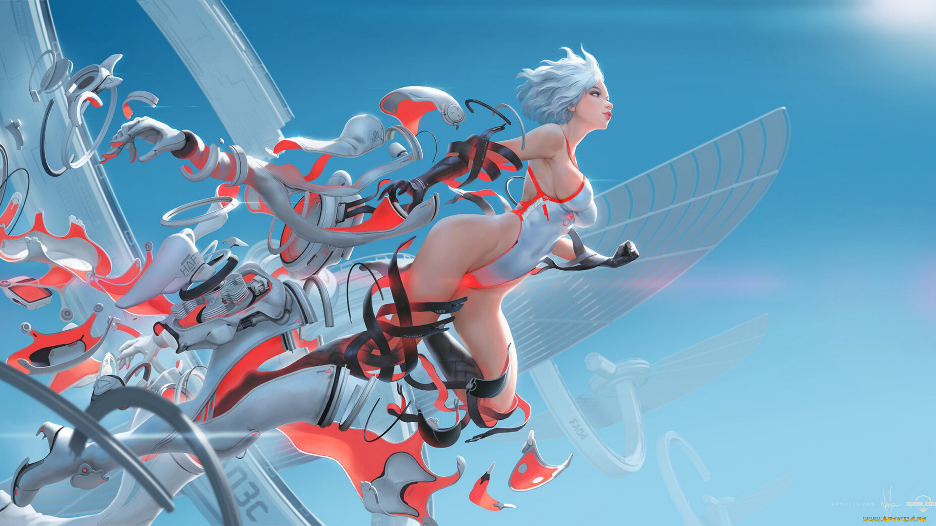 фэнтези, девушки, девушка, купальник, доспехи