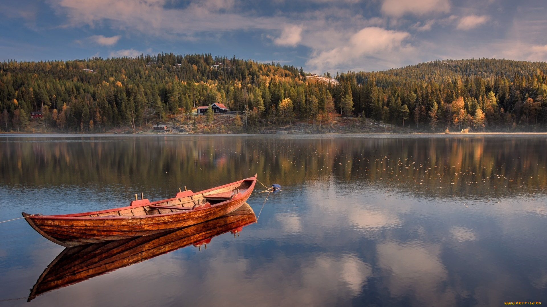 корабли, лодки, , шлюпки, лес, лодка, река