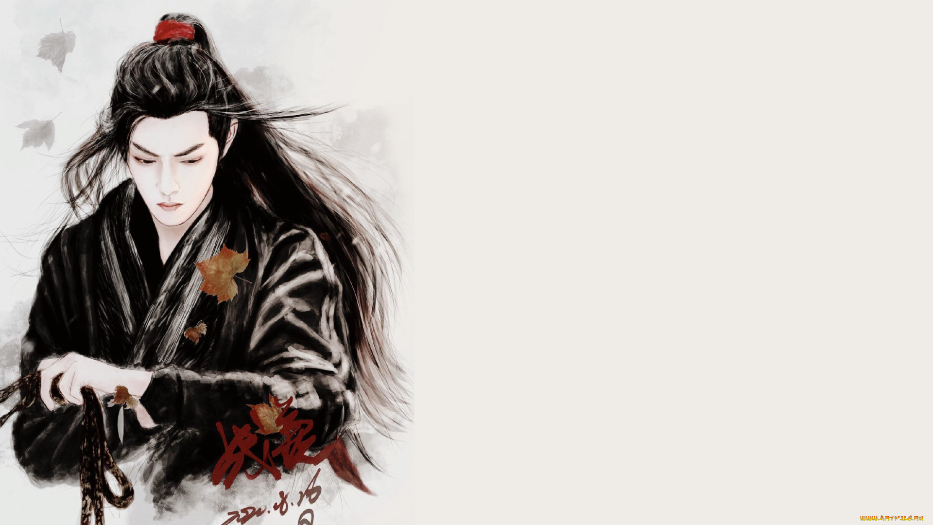 рисованное, кино, , мультфильмы, вэй, усянь, листья