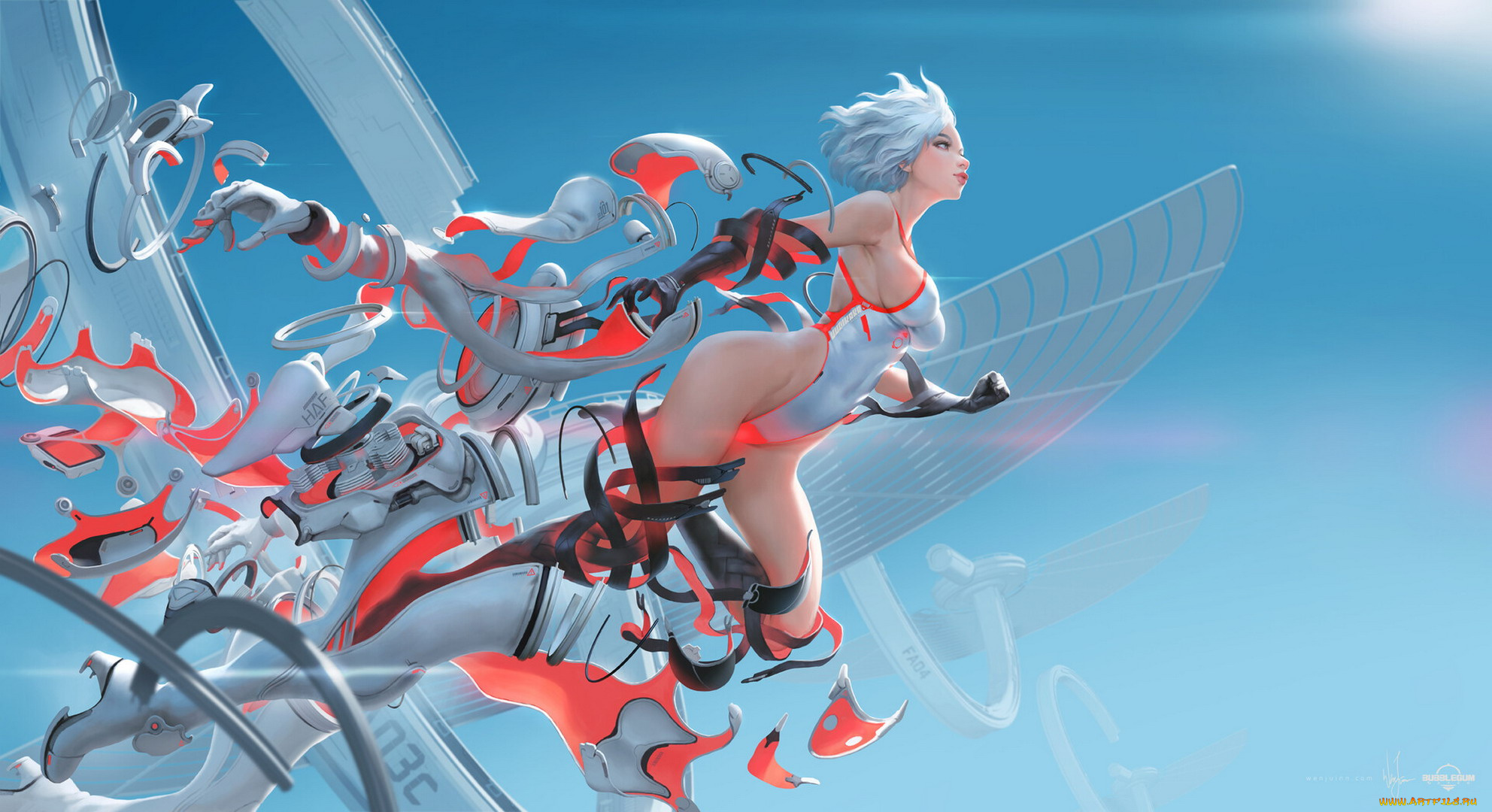 фэнтези, девушки, девушка, купальник, доспехи