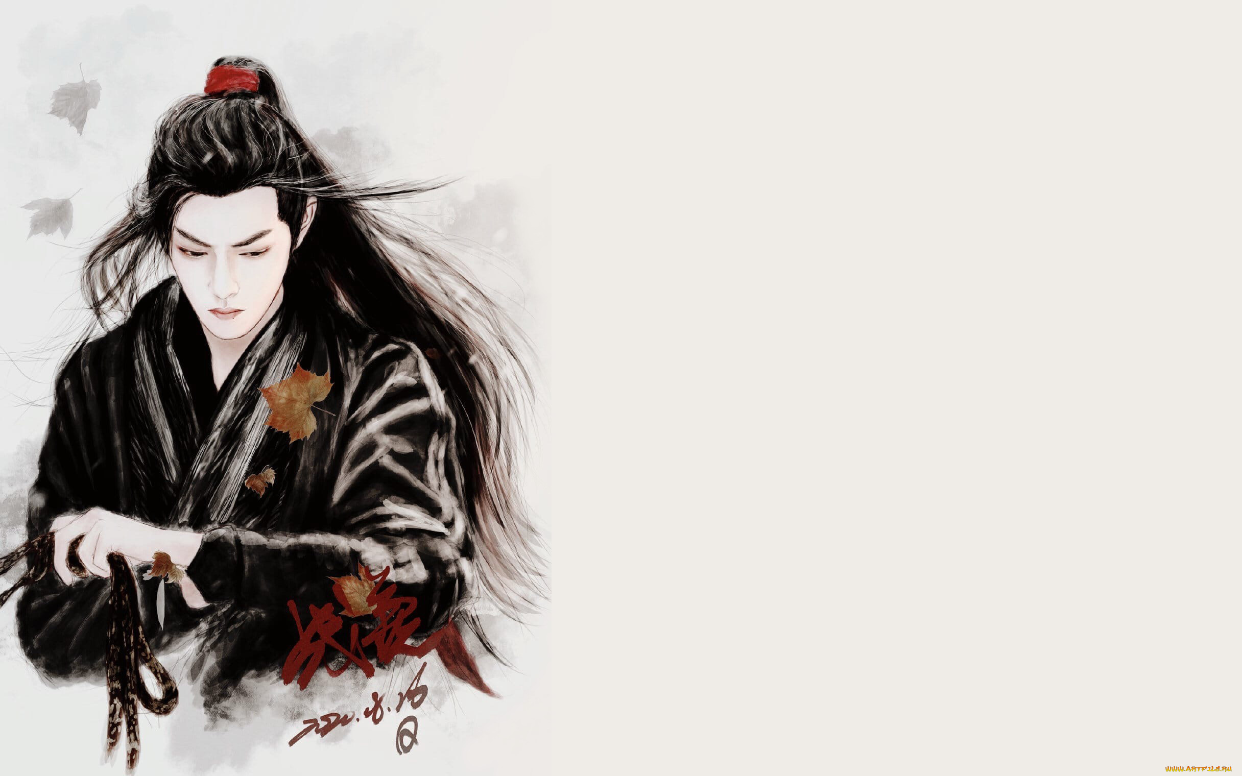 рисованное, кино, , мультфильмы, вэй, усянь, листья