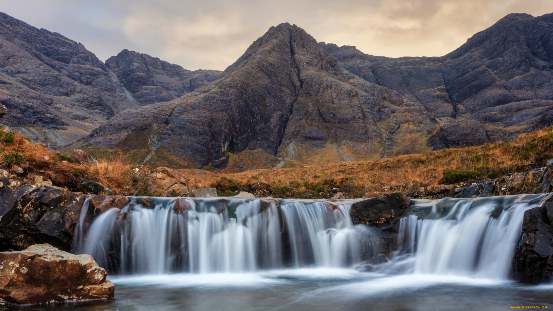 fairy, falls, scotland, природа, водопады, fairy, falls