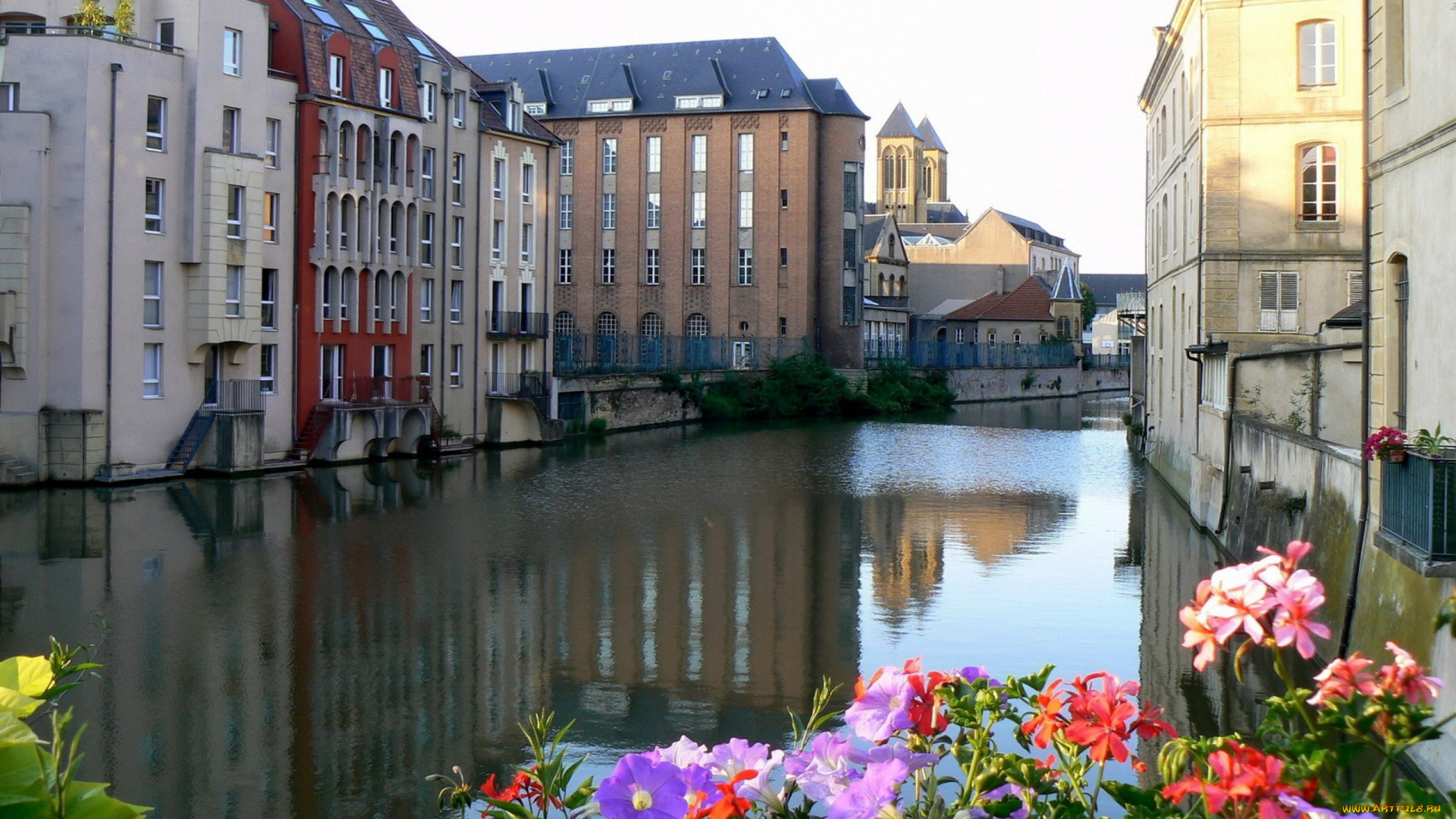 metz, france, города, -, улицы, , площади, , набережные