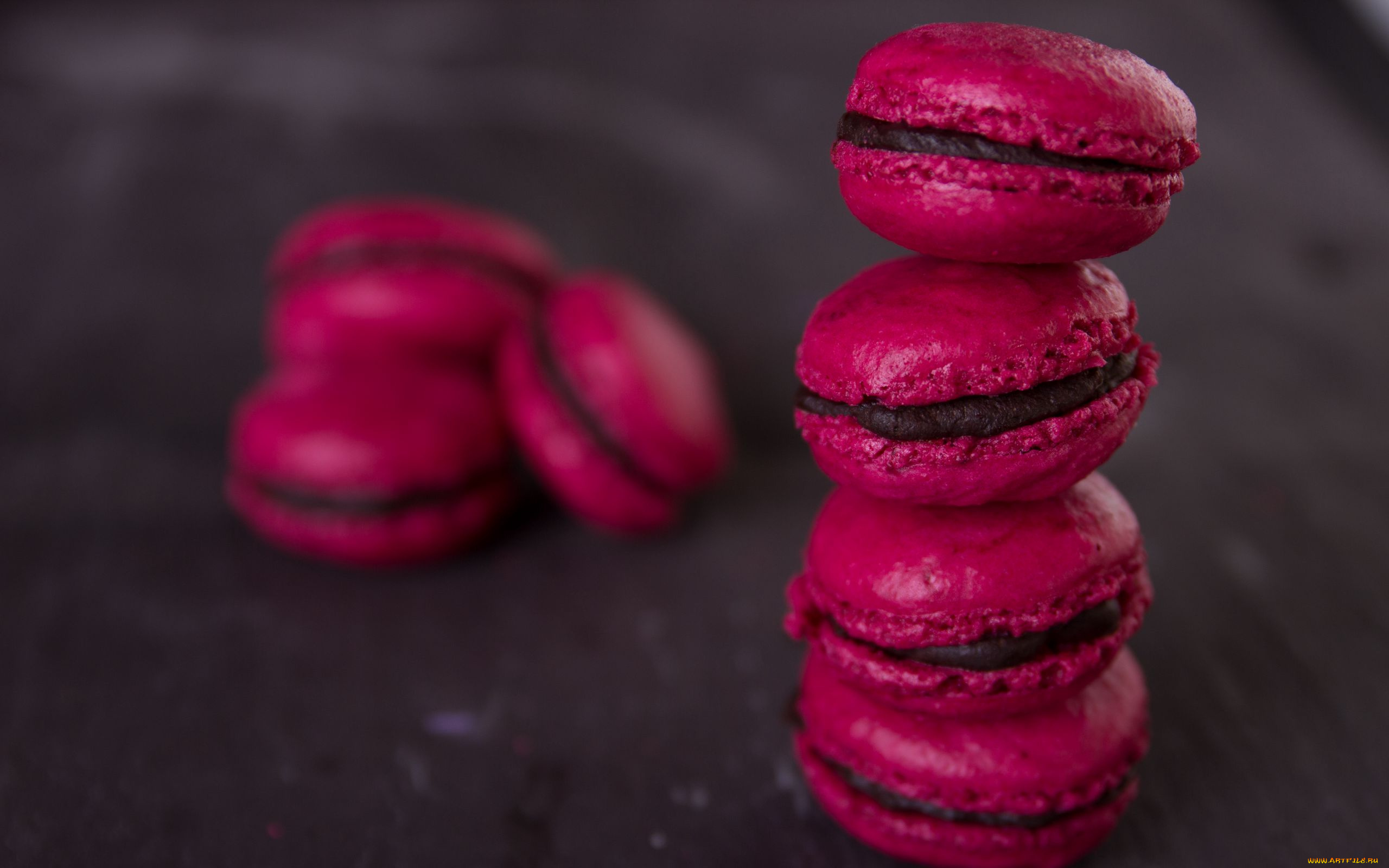 еда, макаруны, лакомство, печенье