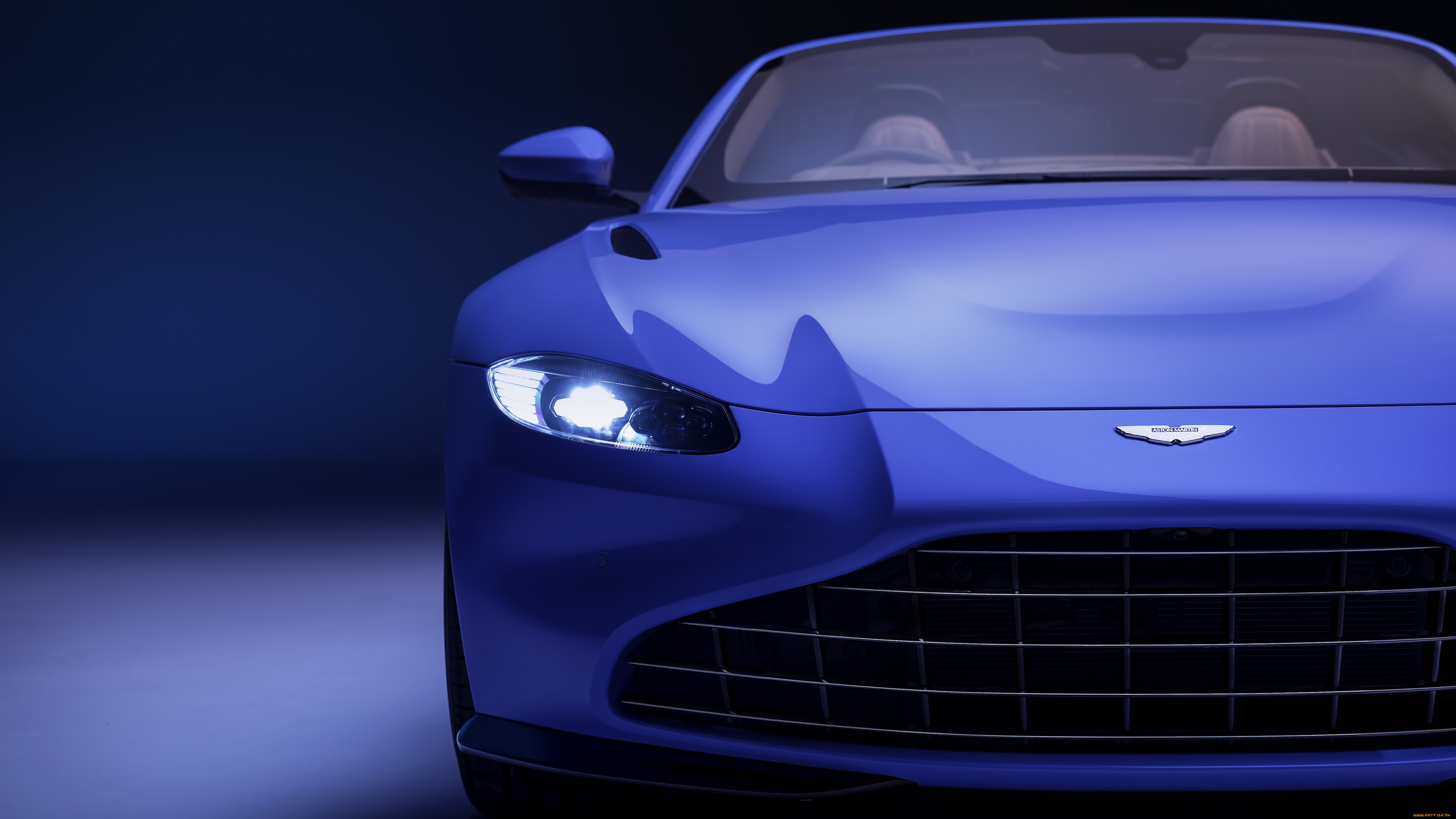aston, martin, vantage, roadster, автомобили, фрагменты, автомобиля, голубой