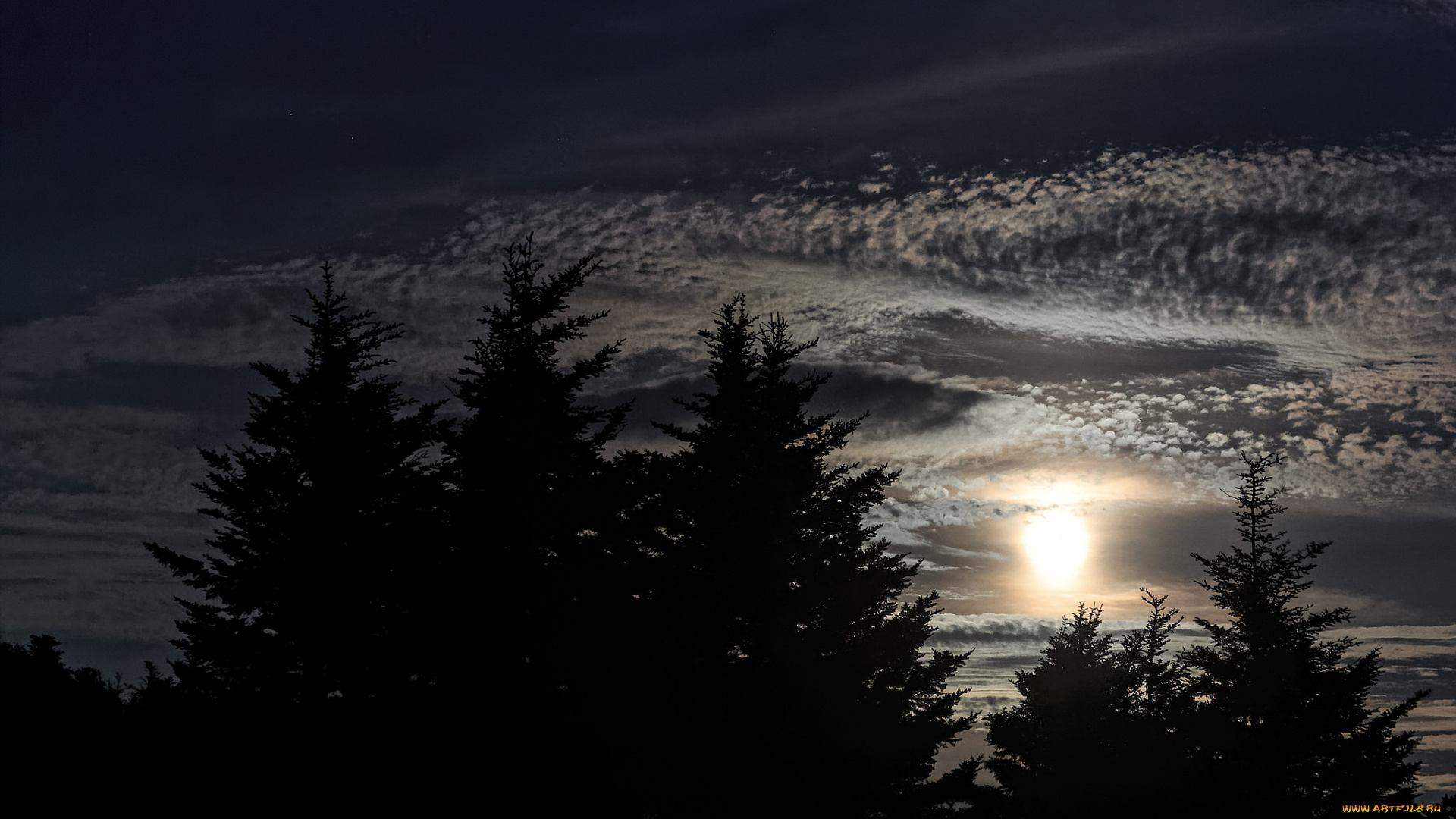 природа, восходы, закаты, ночь