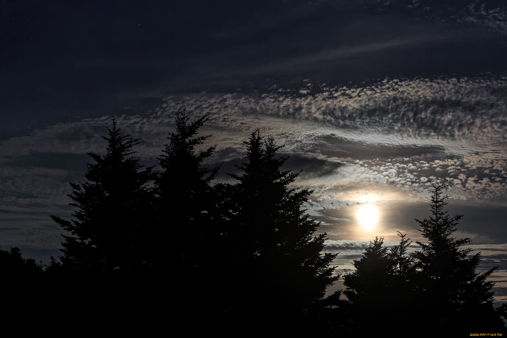 природа, восходы, закаты, ночь