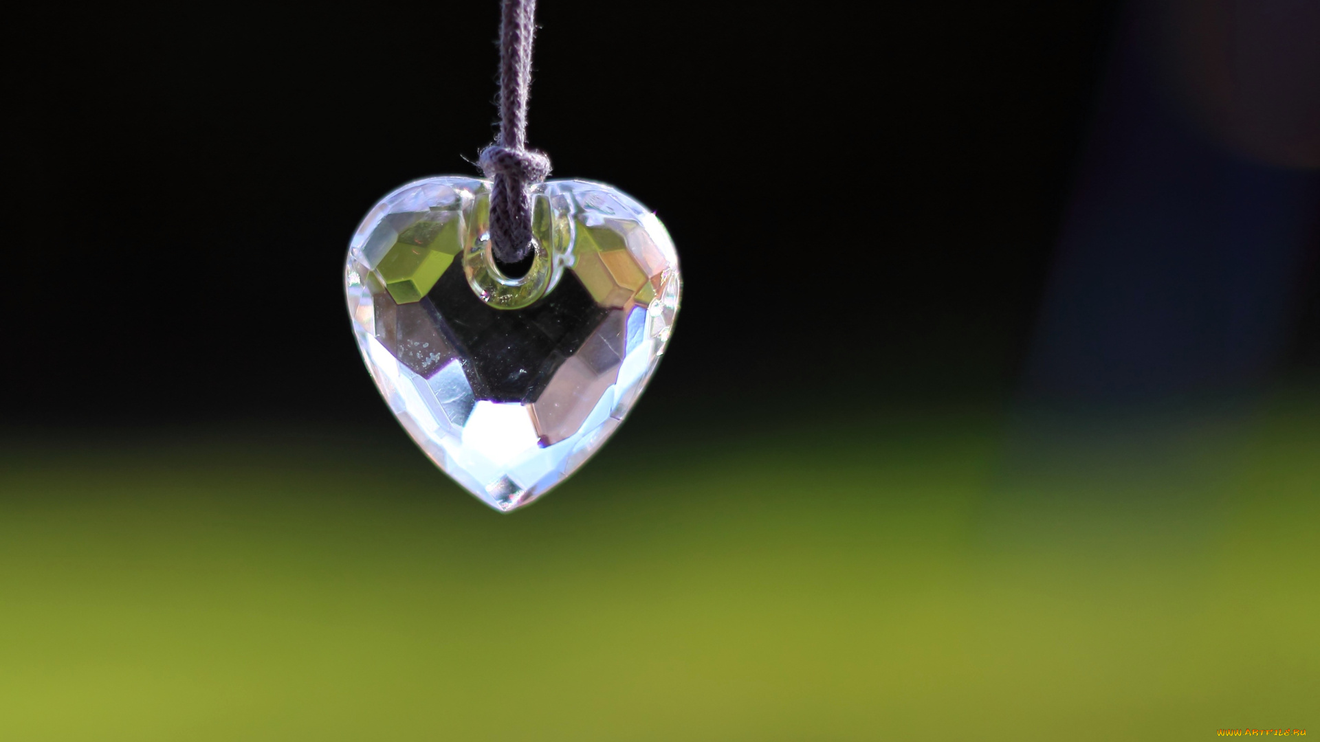 разное, украшения, , аксессуары, , веера, кулон, сердечко, веревка, кристалл