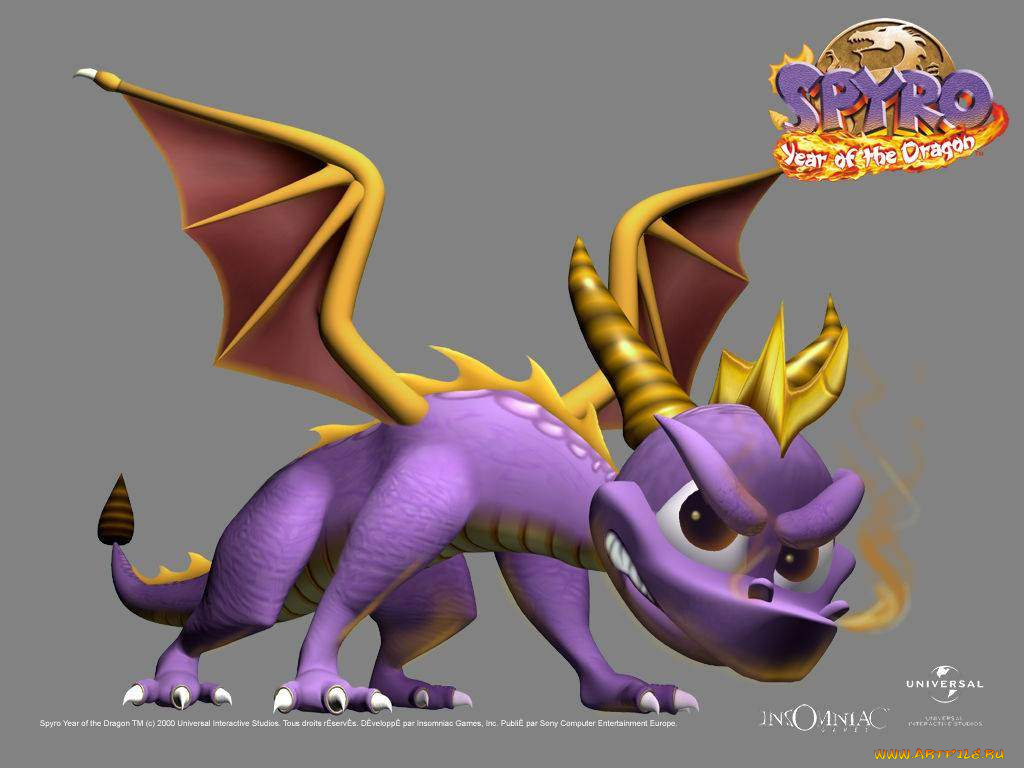 видео, игры, spyro, year, of, the, dragon