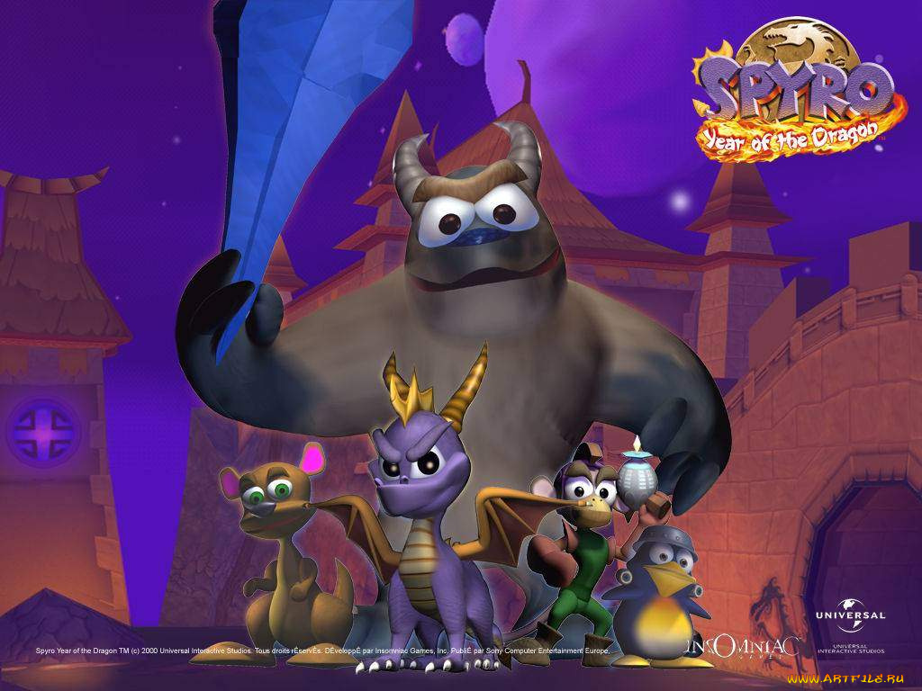видео, игры, spyro, year, of, the, dragon