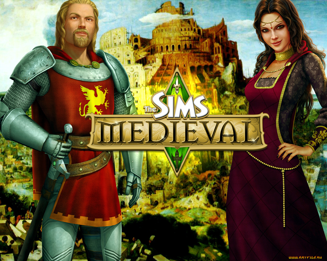 the, sims, medieval, видео, игры