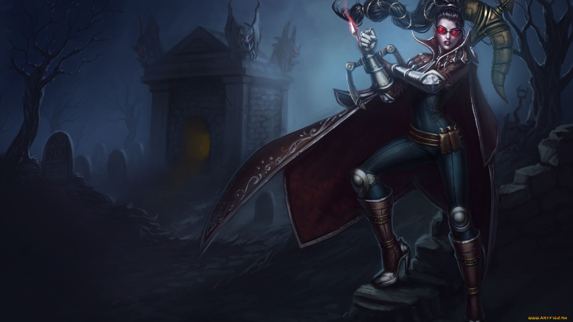 league, of, legends, видео, игры, vayne