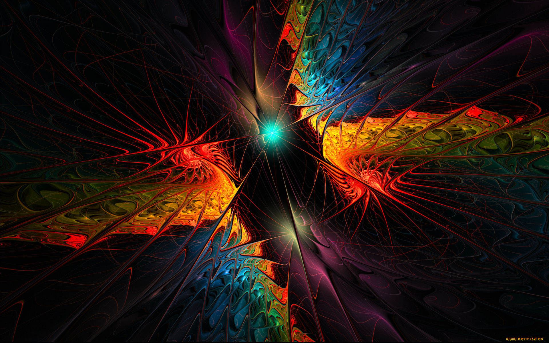 3д, графика, fractal, фракталы