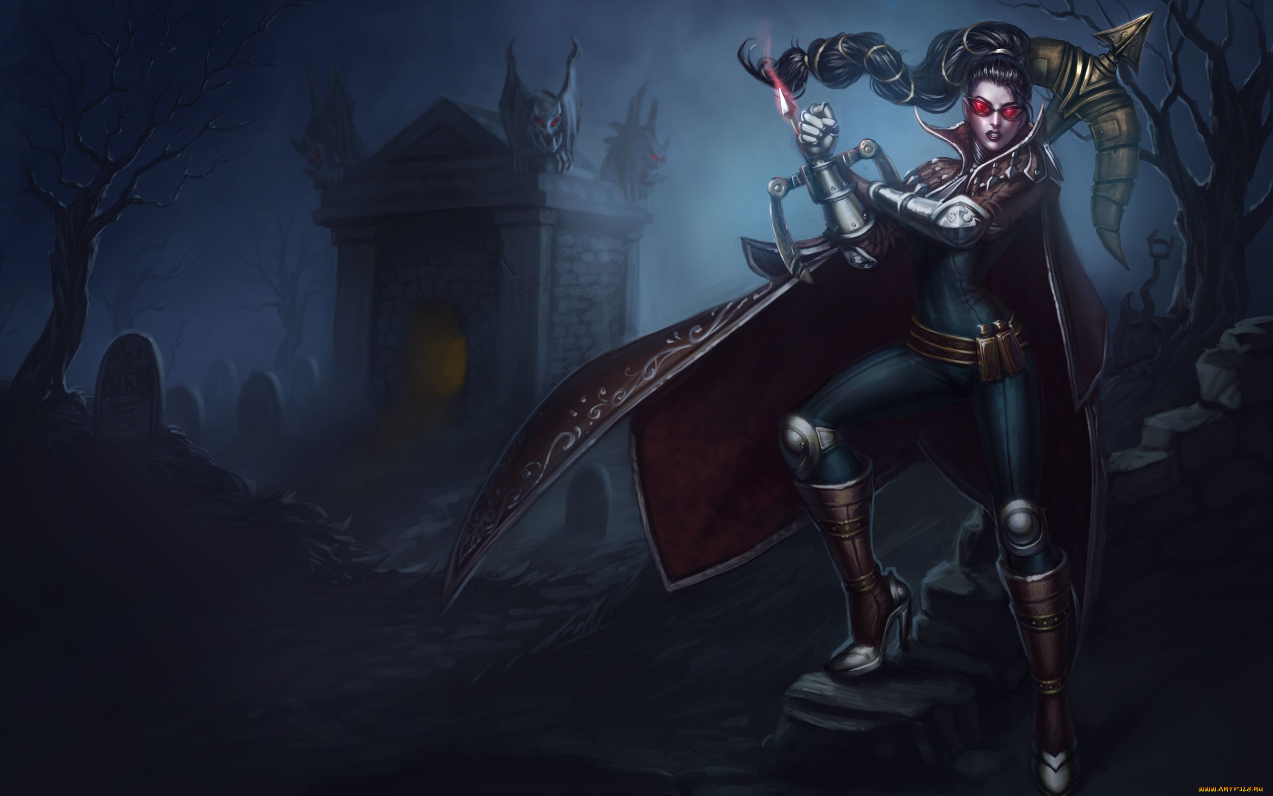 league, of, legends, видео, игры, vayne