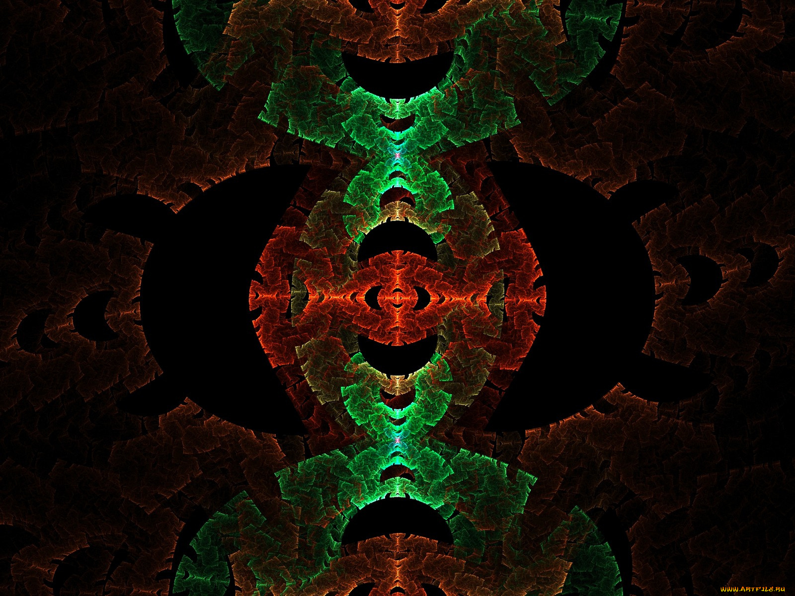 3д, графика, fractal, фракталы, цвета, фон